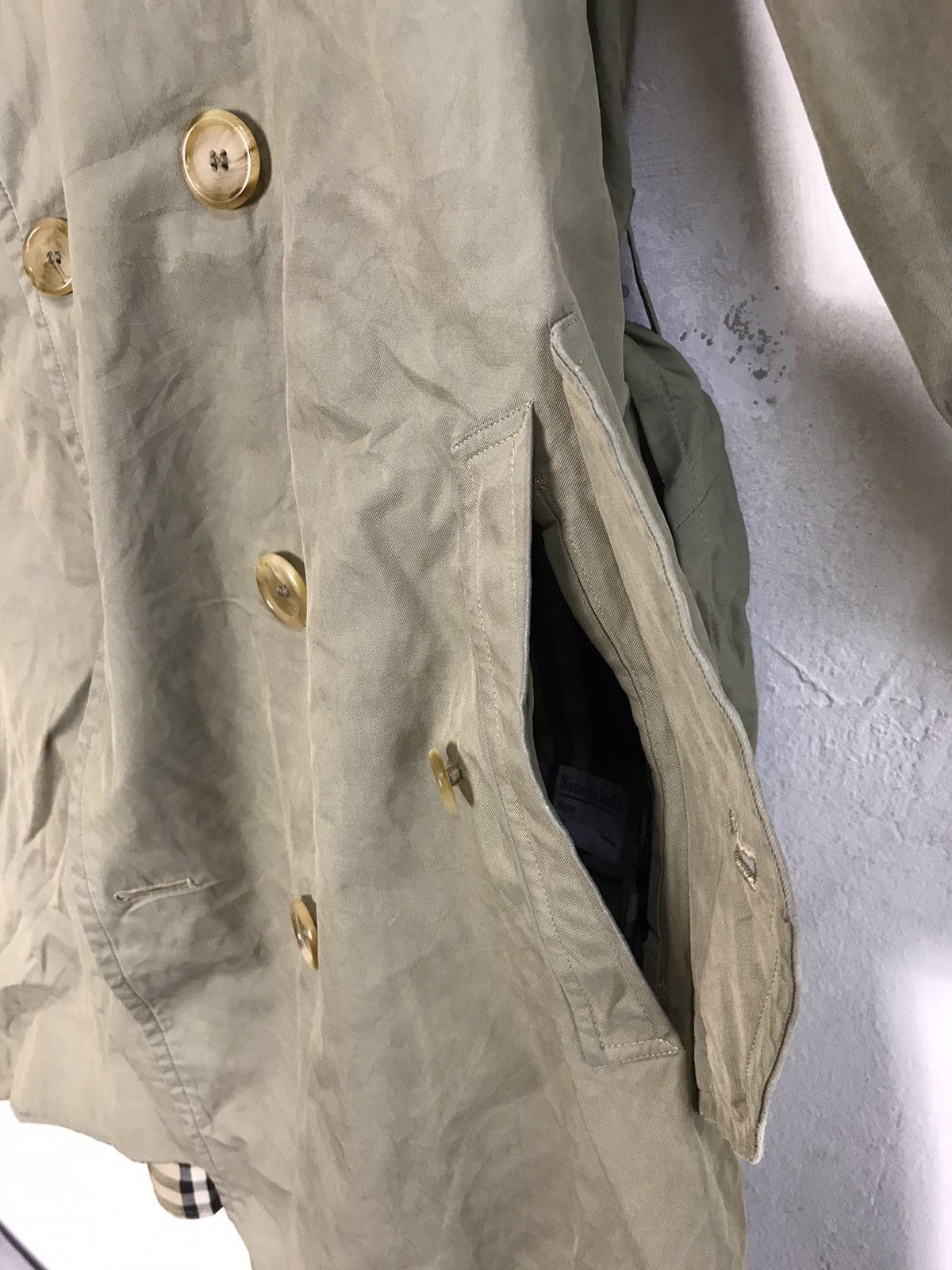 Burberry × Designer Burberry Nova Check Monogram Trench Coat Double Breasted Size US XL / EU 56 / 4 - 13 Thumbnail