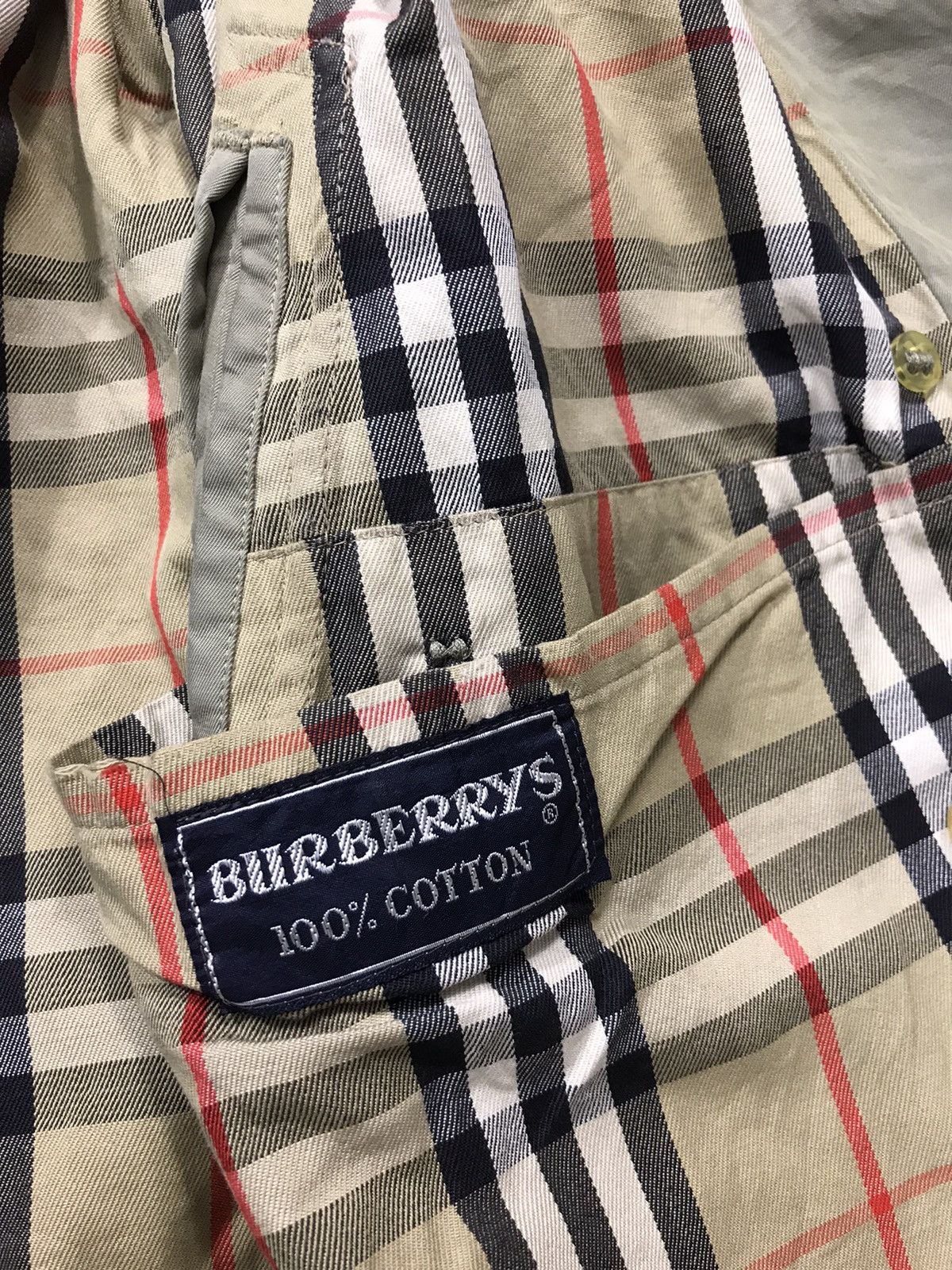 Burberry × Designer Burberry Nova Check Monogram Trench Coat Double Breasted Size US XL / EU 56 / 4 - 7 Thumbnail