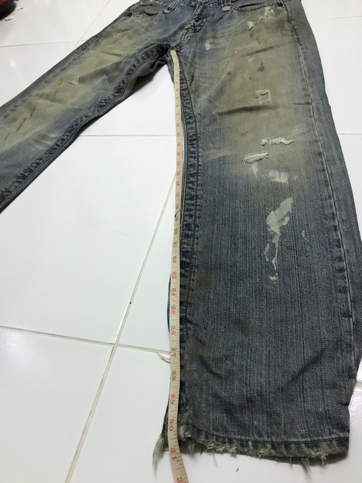 Vintage 32x30 Apestein denim jeans Size US 32 / EU 48 - 10 Thumbnail