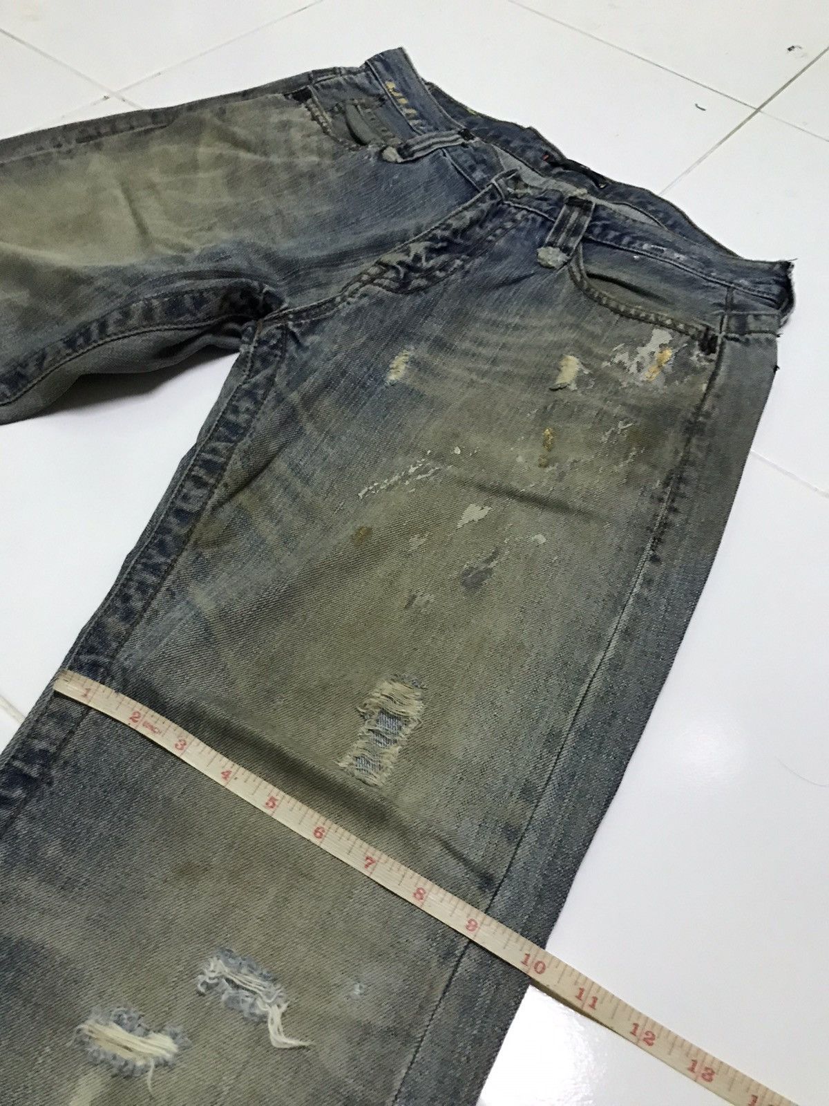 Vintage 32x30 Apestein denim jeans Size US 32 / EU 48 - 11 Thumbnail