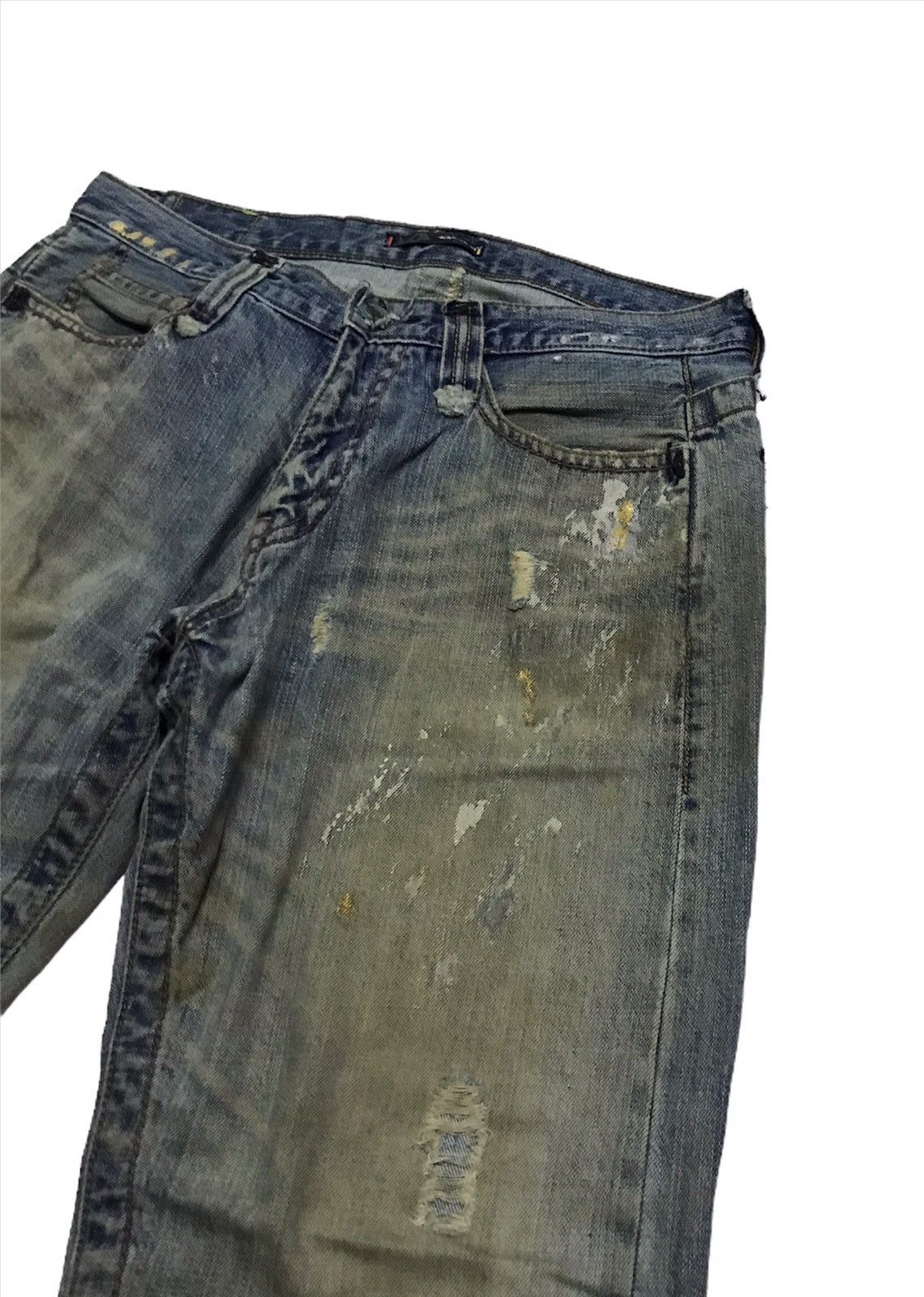 Vintage 32x30 Apestein denim jeans Size US 32 / EU 48 - 2 Thumbnail