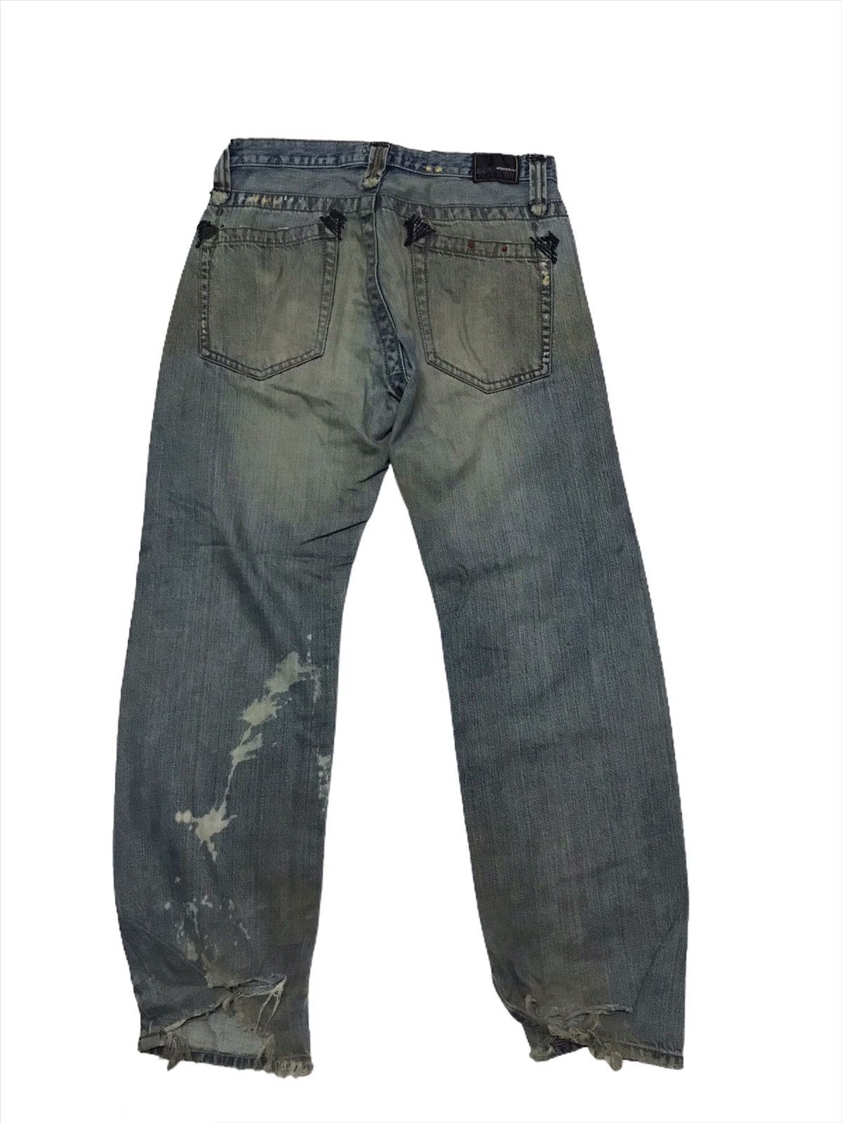 Vintage 32x30 Apestein denim jeans Size US 32 / EU 48 - 3 Thumbnail