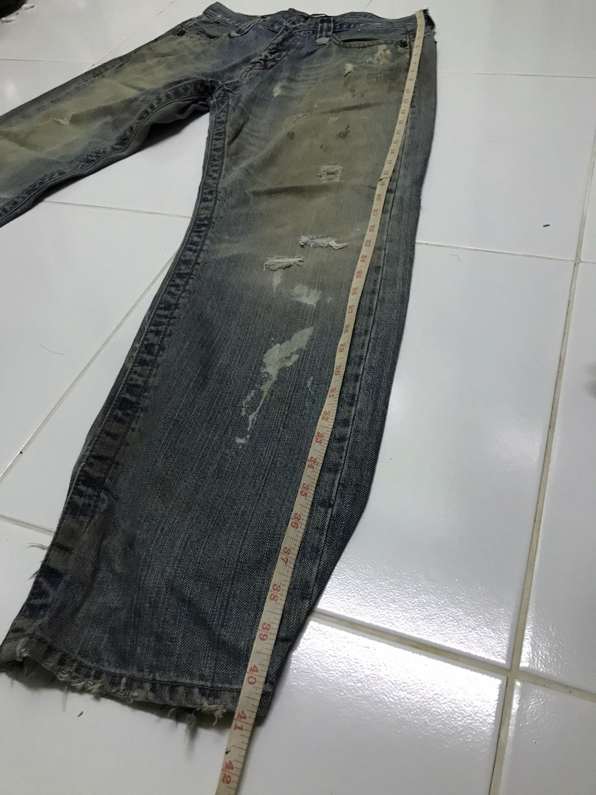 Vintage 32x30 Apestein denim jeans Size US 32 / EU 48 - 8 Thumbnail
