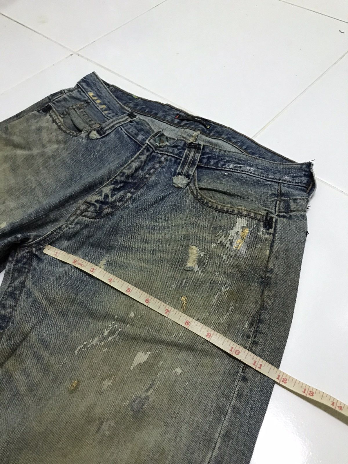 Vintage 32x30 Apestein denim jeans Size US 32 / EU 48 - 12 Thumbnail