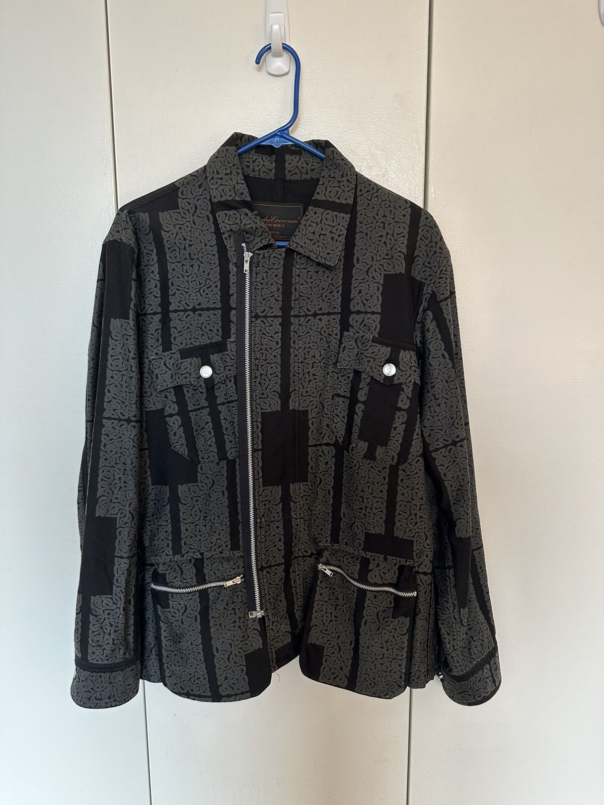 Undercover Undercover SS2003 "Scab" Military Geometric Pattern Jacket Size US M / EU 48-50 / 2 - 2 Thumbnail