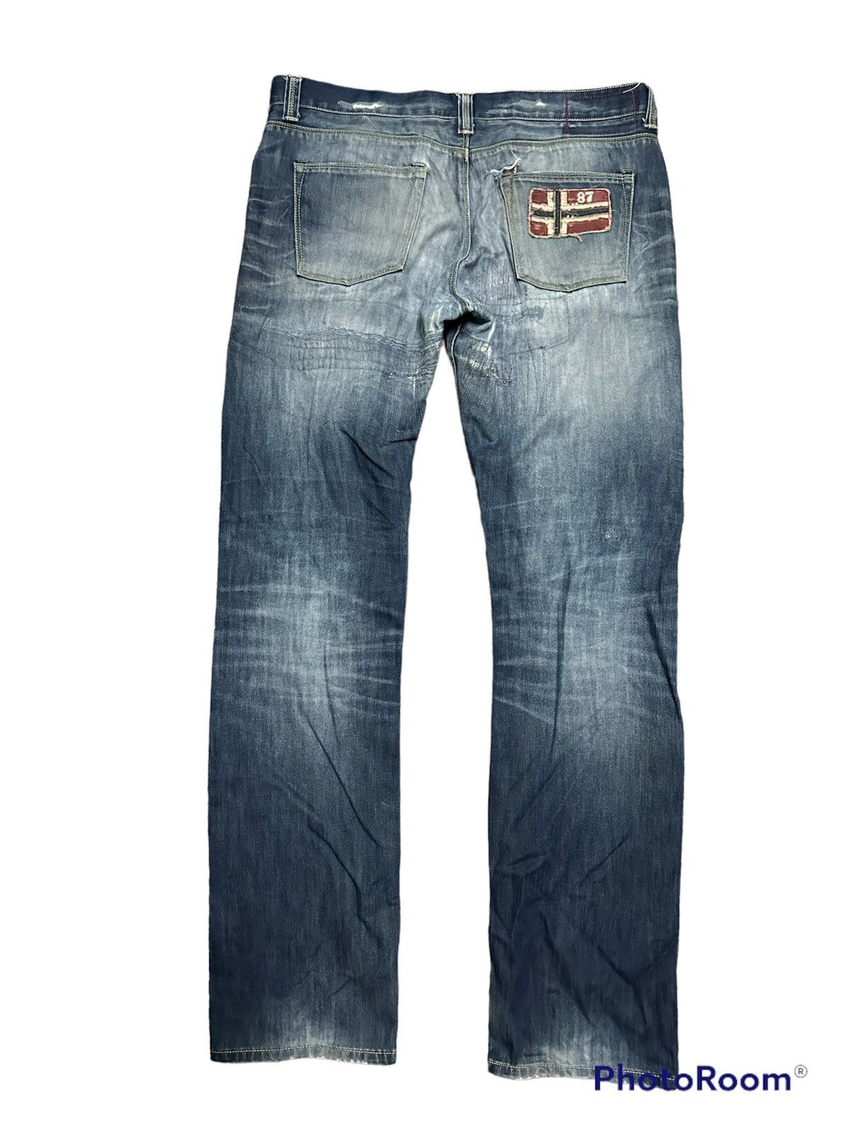 Napapijri 34x33 Napapijri blue denim jeans Size US 34 / EU 50 - 1 Thumbnail