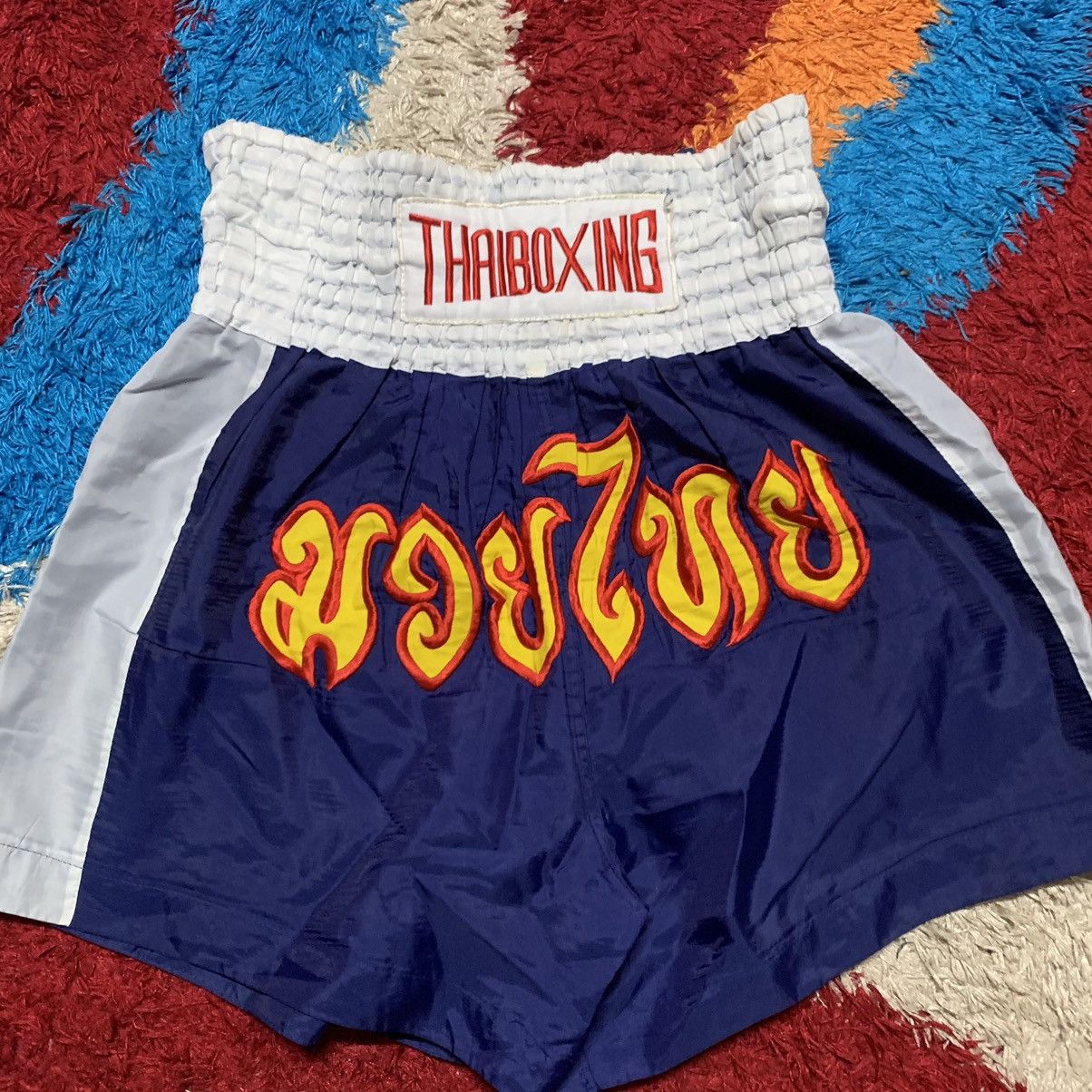 Japanese Brand MUAY THAI SHORTS TOP KING BOXING NYLON PANTS Size US 30 / EU 46 - 3 Thumbnail