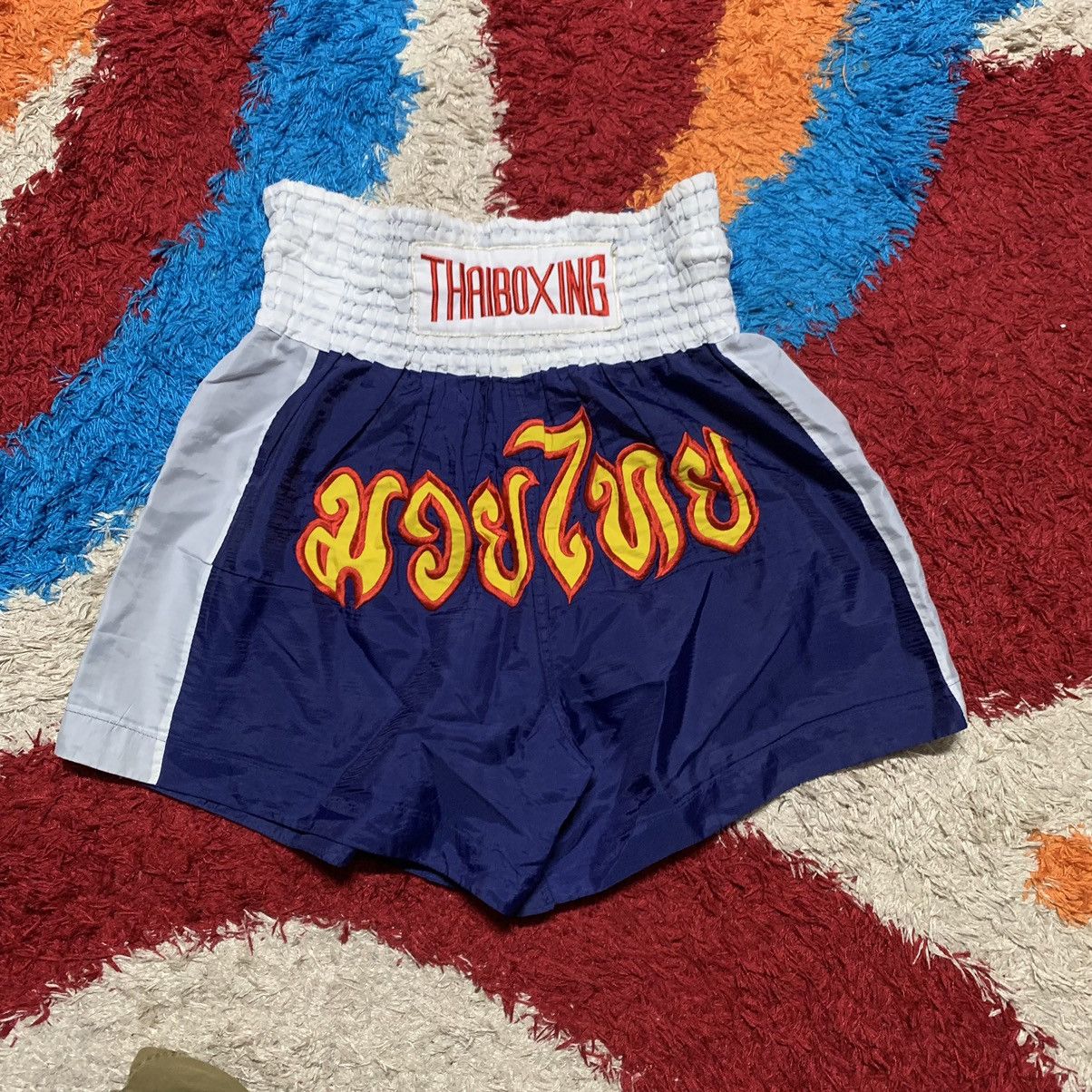 Japanese Brand MUAY THAI SHORTS TOP KING BOXING NYLON PANTS Size US 30 / EU 46 - 2 Thumbnail