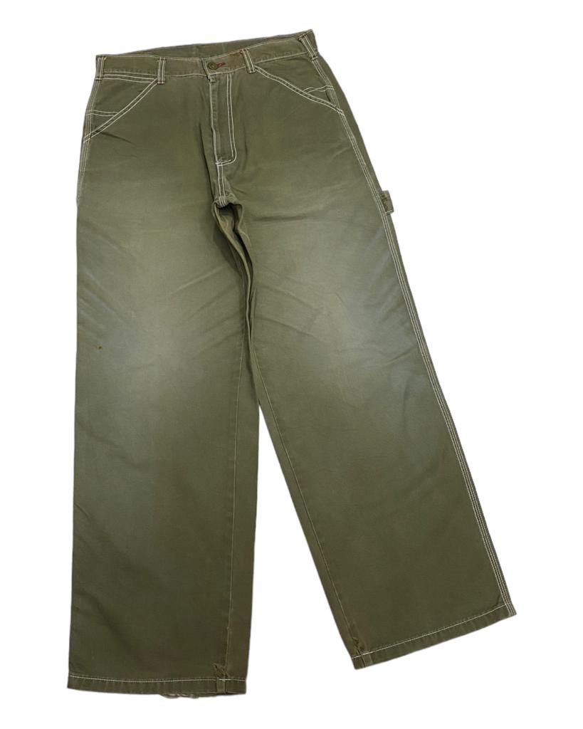 Issey Miyake 🔥VINTAGE OUT WORKS BAGGY CARGO CARPENTER PANTS Size US 31 - 6 Thumbnail