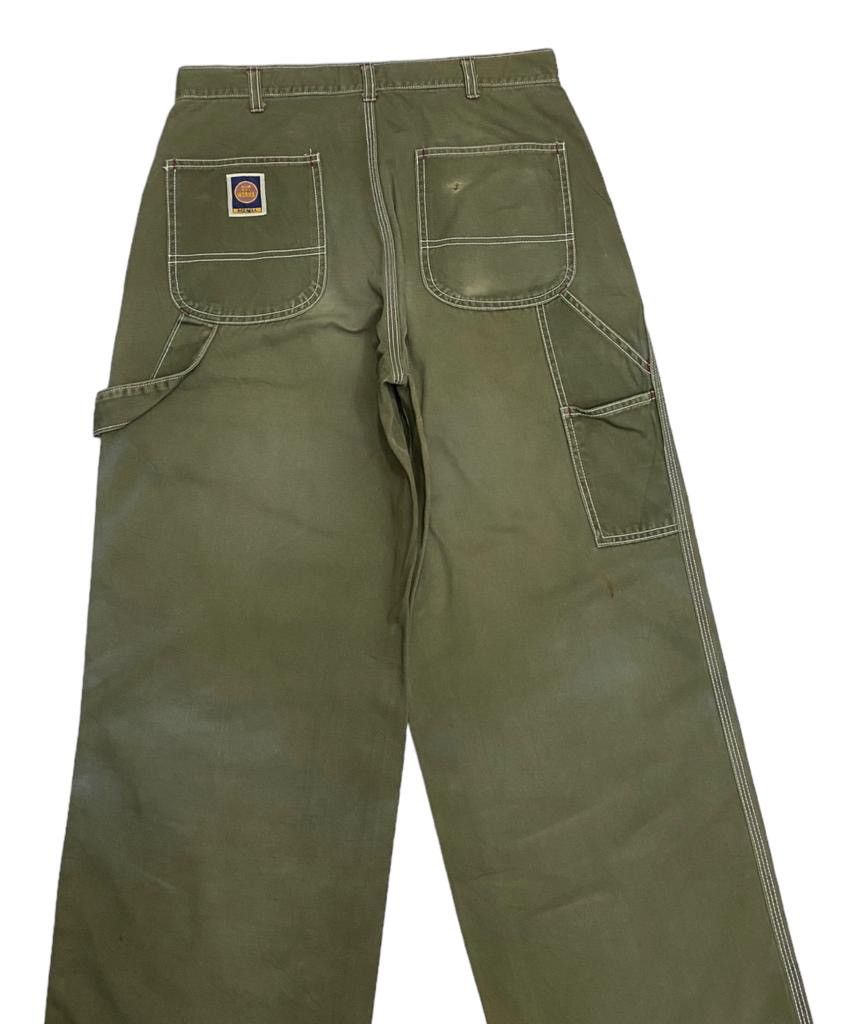 Issey Miyake 🔥VINTAGE OUT WORKS BAGGY CARGO CARPENTER PANTS Size US 31 - 5 Thumbnail