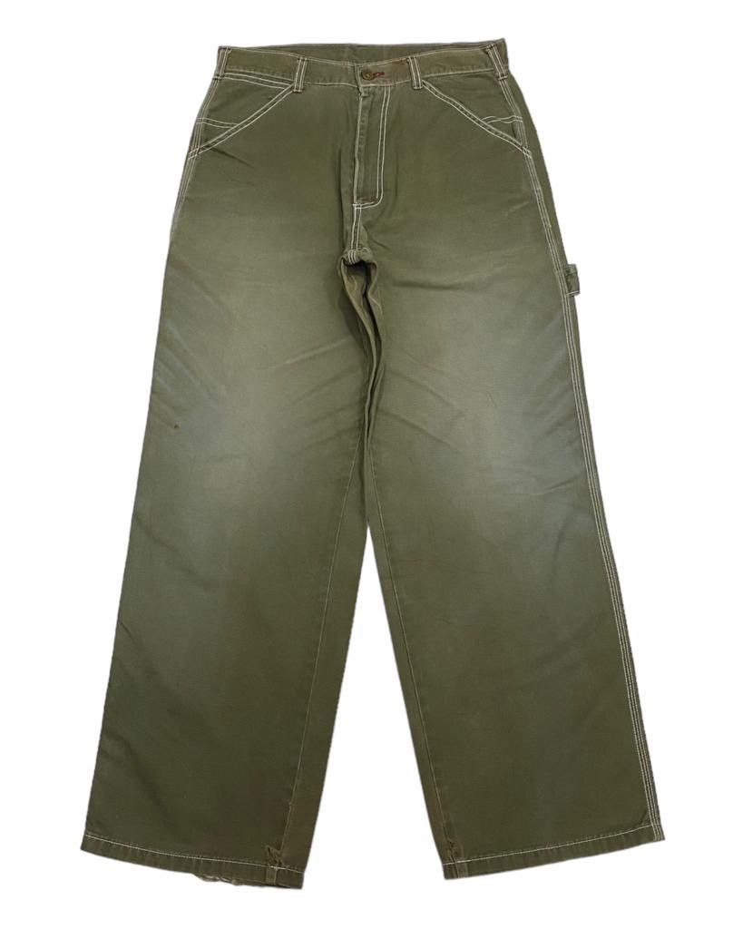 Issey Miyake 🔥VINTAGE OUT WORKS BAGGY CARGO CARPENTER PANTS Size US 31 - 2 Thumbnail