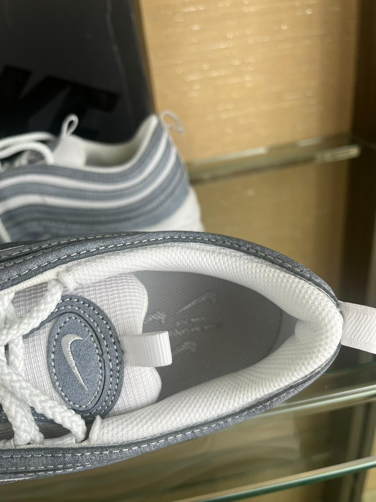 Comme des Garcons × Nike CDG Airmax 97 Sneakers in Blue Silver White Size US 8.5 / EU 41-42 - 20 Thumbnail
