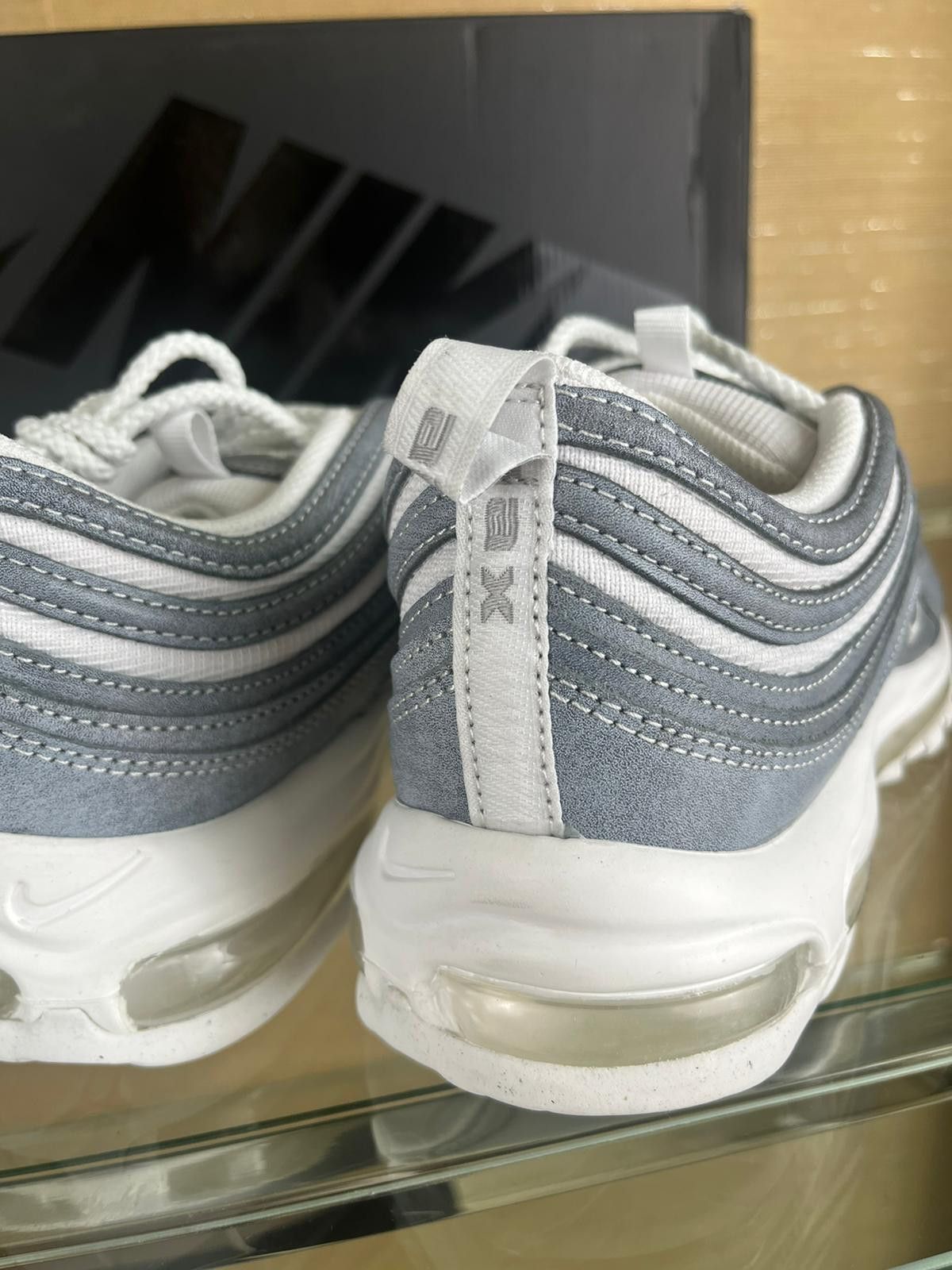 Comme des Garcons × Nike CDG Airmax 97 Sneakers in Blue Silver White Size US 8.5 / EU 41-42 - 19 Thumbnail