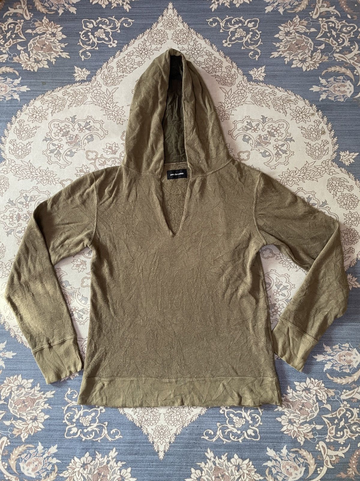 Japanese Brand × Pas de Calais Pas De Calais Japan designer Hooded v-neck Hippies size 38 Size US XS / EU 42 / 0 - 2 Thumbnail