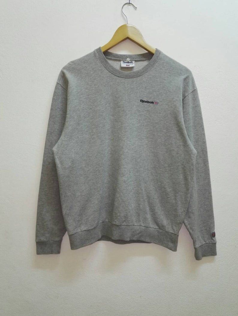 Reebok Sweatshirt REEBOK Small Logo embroidered (c2) Size US L / EU 52-54 / 3 - 1 Thumbnail