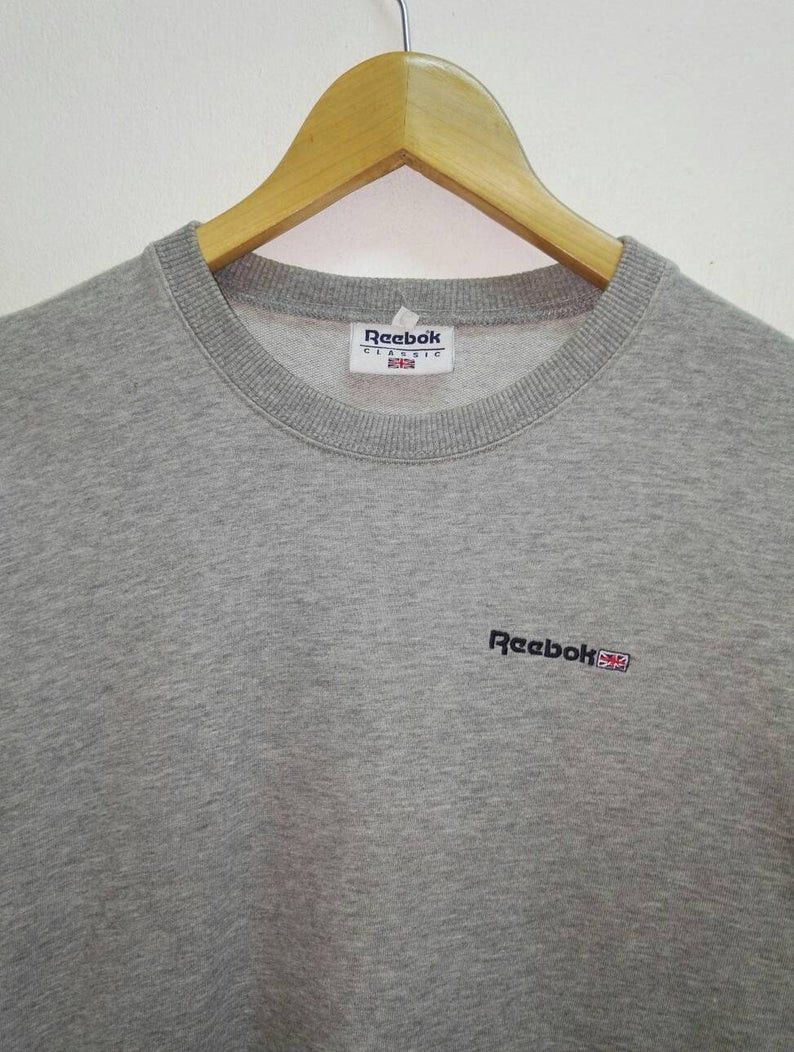 Reebok Sweatshirt REEBOK Small Logo embroidered (c2) Size US L / EU 52-54 / 3 - 2 Thumbnail
