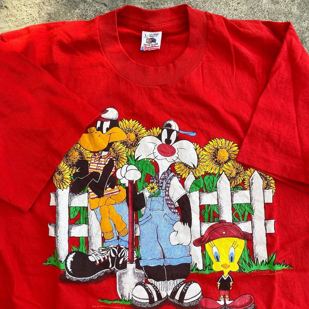 Other Vintage 90s Looney Tunes Tee Size US L / EU 52-54 / 3 - 4 Thumbnail