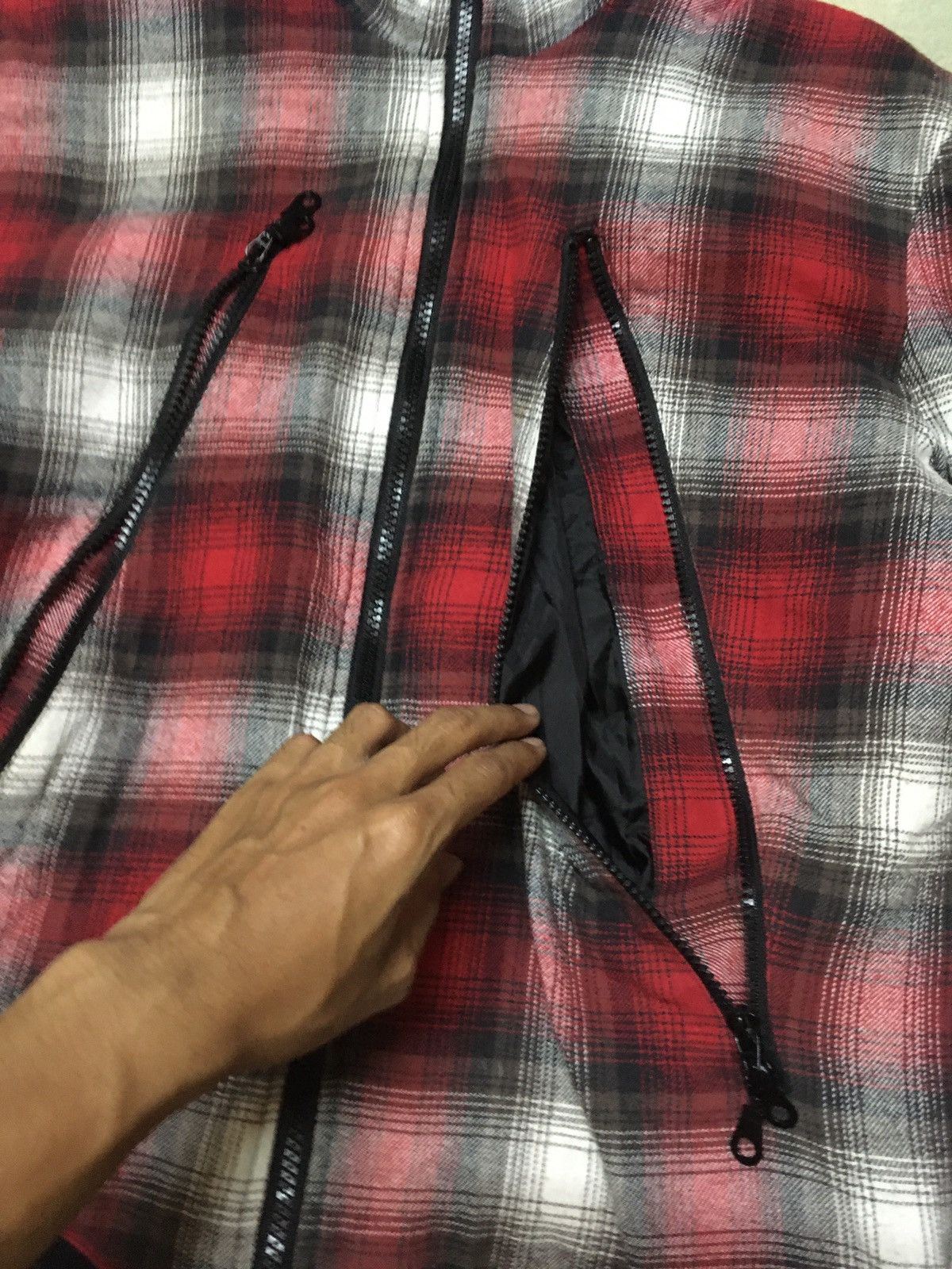In The Attic In The Attic Red Tartan Zipper Sweater Seditionaries Style Size US M / EU 48-50 / 2 - 6 Thumbnail