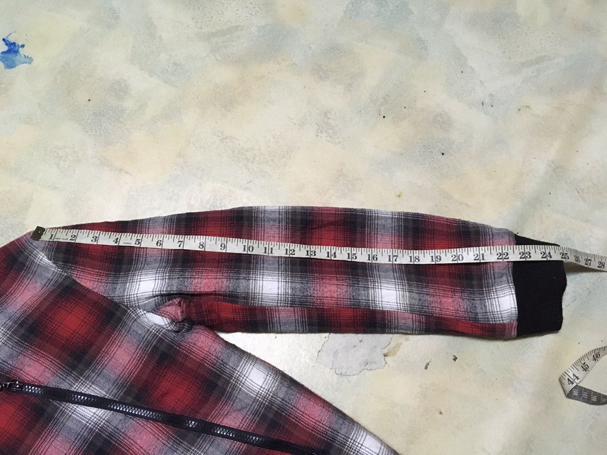 In The Attic In The Attic Red Tartan Zipper Sweater Seditionaries Style Size US M / EU 48-50 / 2 - 14 Thumbnail