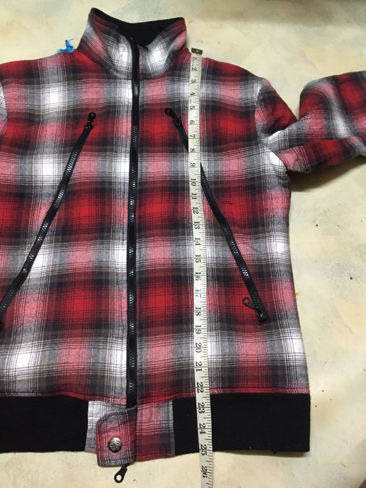 In The Attic In The Attic Red Tartan Zipper Sweater Seditionaries Style Size US M / EU 48-50 / 2 - 13 Thumbnail