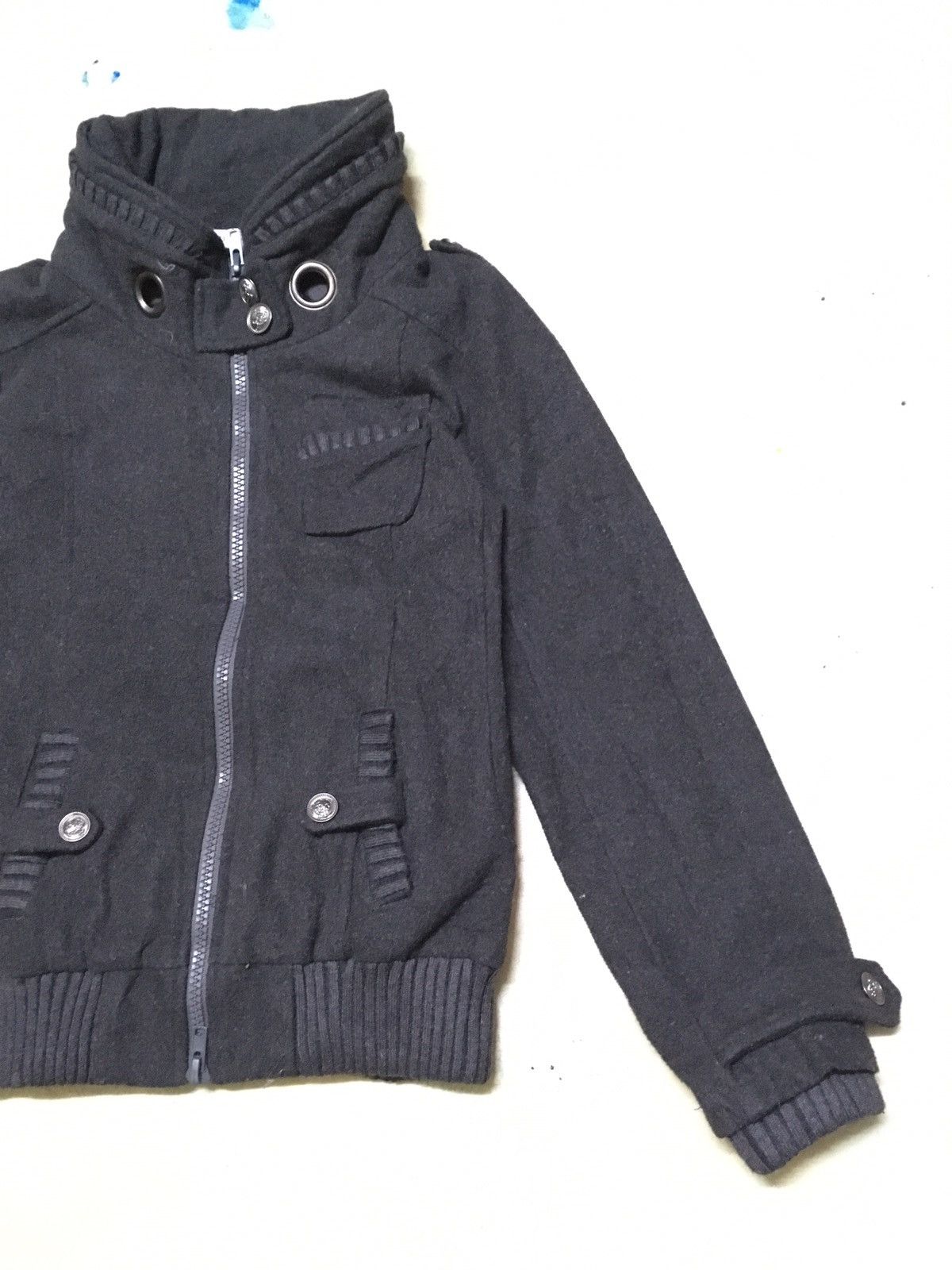Japanese Brand Japanese Brand Zipper Jacket Avant Garde Style Size US S / EU 44-46 / 1 - 4 Thumbnail