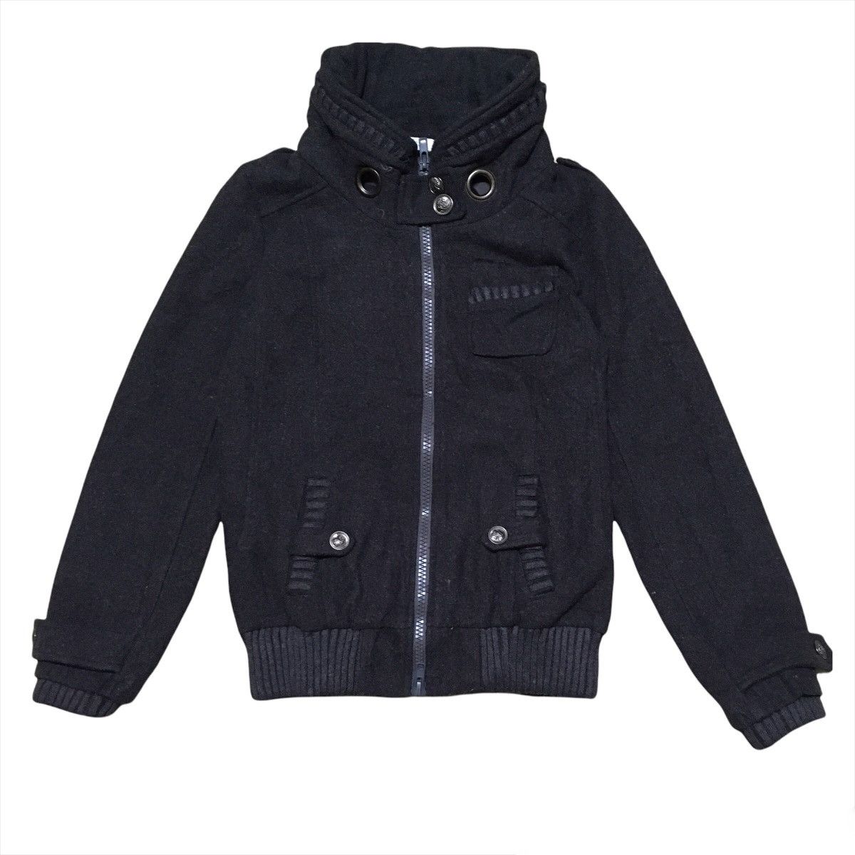 Japanese Brand Japanese Brand Zipper Jacket Avant Garde Style Size US S / EU 44-46 / 1 - 1 Thumbnail