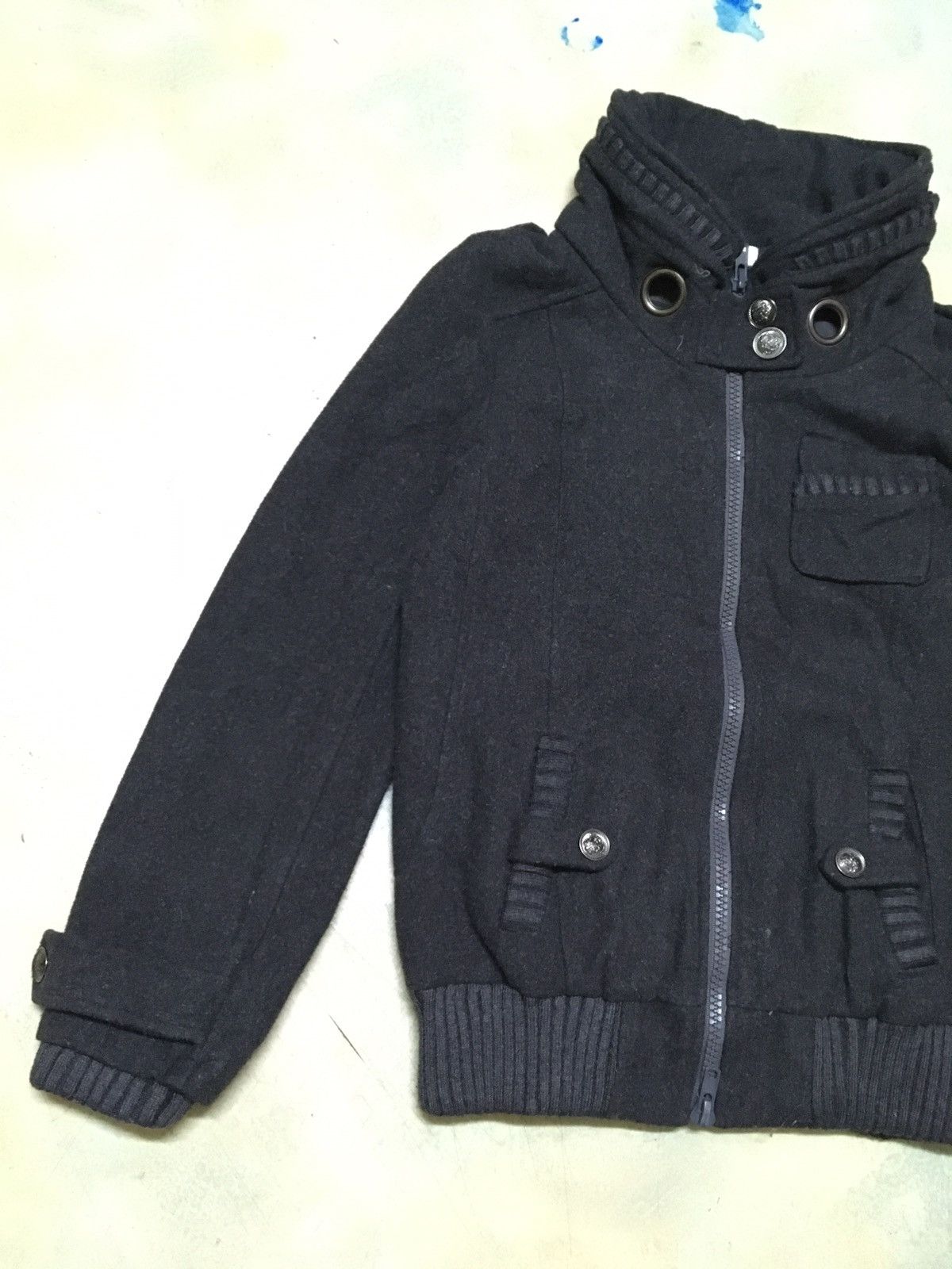 Japanese Brand Japanese Brand Zipper Jacket Avant Garde Style Size US S / EU 44-46 / 1 - 2 Thumbnail