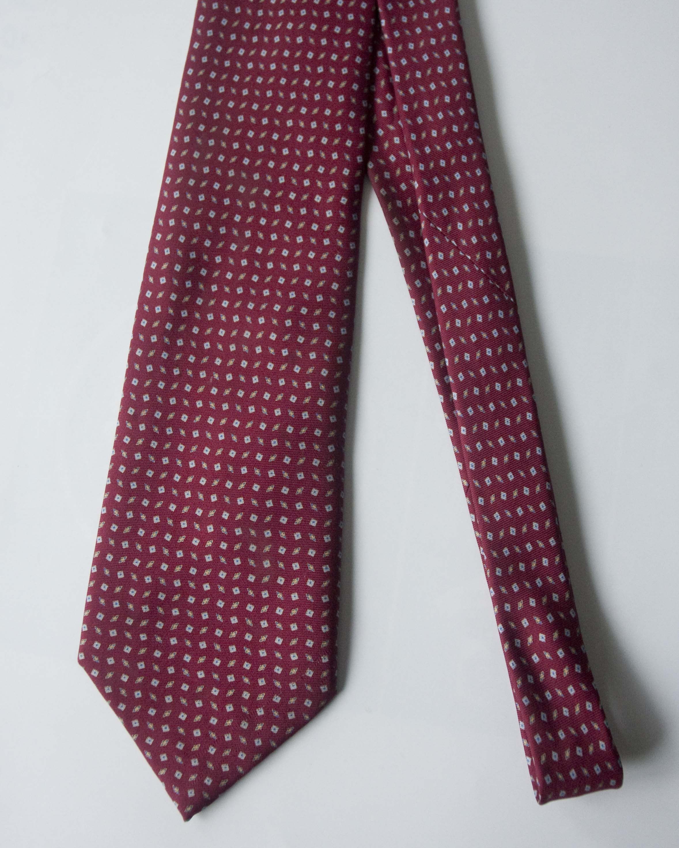 Stefano Ricci Stefano Ricci Tie 100% Silk Red Made in Italy | Grailed