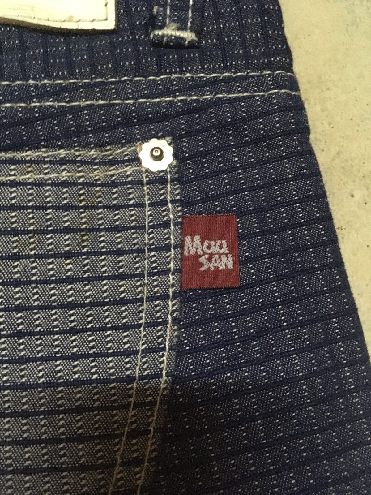 Japanese Brand Japanese Brand MuuSAN63 Rare Design Denim Jeans Size US 31 - 9 Thumbnail