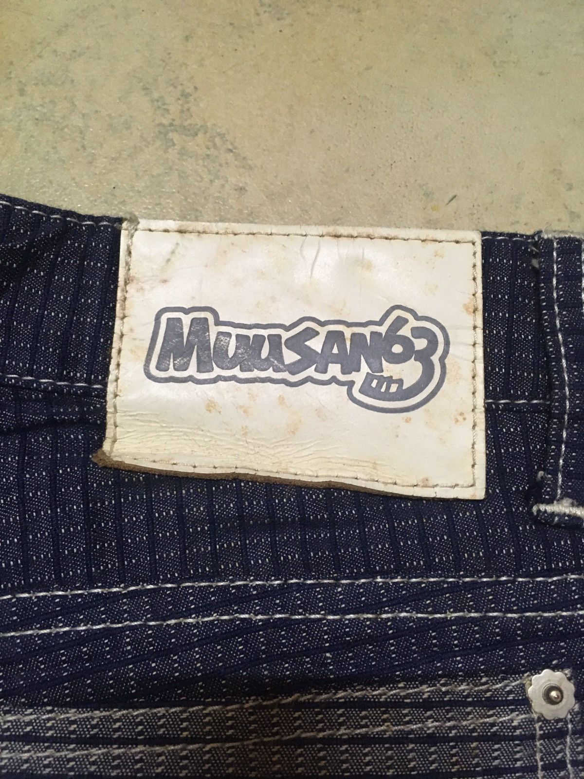 Japanese Brand Japanese Brand MuuSAN63 Rare Design Denim Jeans Size US 31 - 10 Thumbnail
