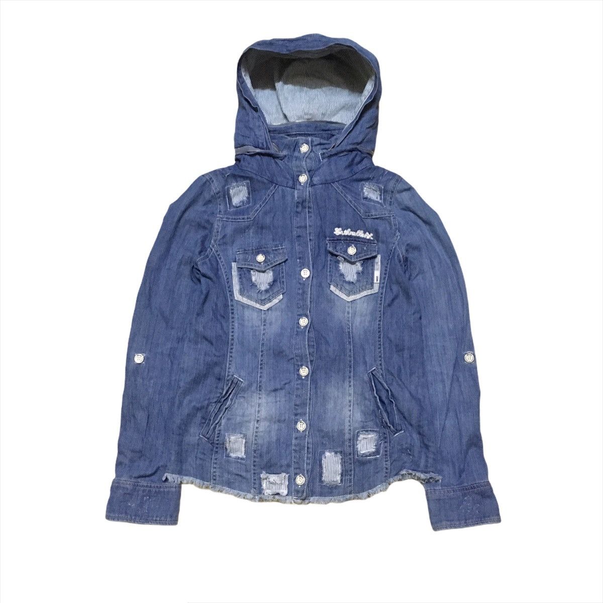 Japanese Brand Hoodie Distressed Design Seditionaries Style Size US L / EU 52-54 / 3 - 1 Thumbnail
