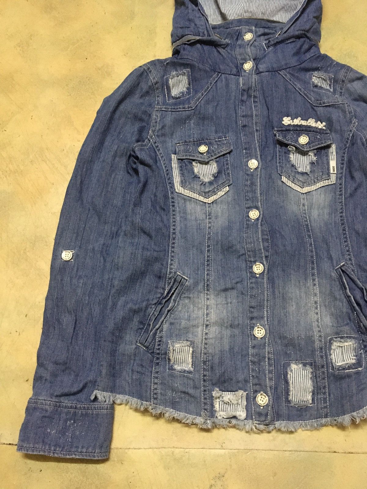 Japanese Brand Hoodie Distressed Design Seditionaries Style Size US L / EU 52-54 / 3 - 3 Thumbnail