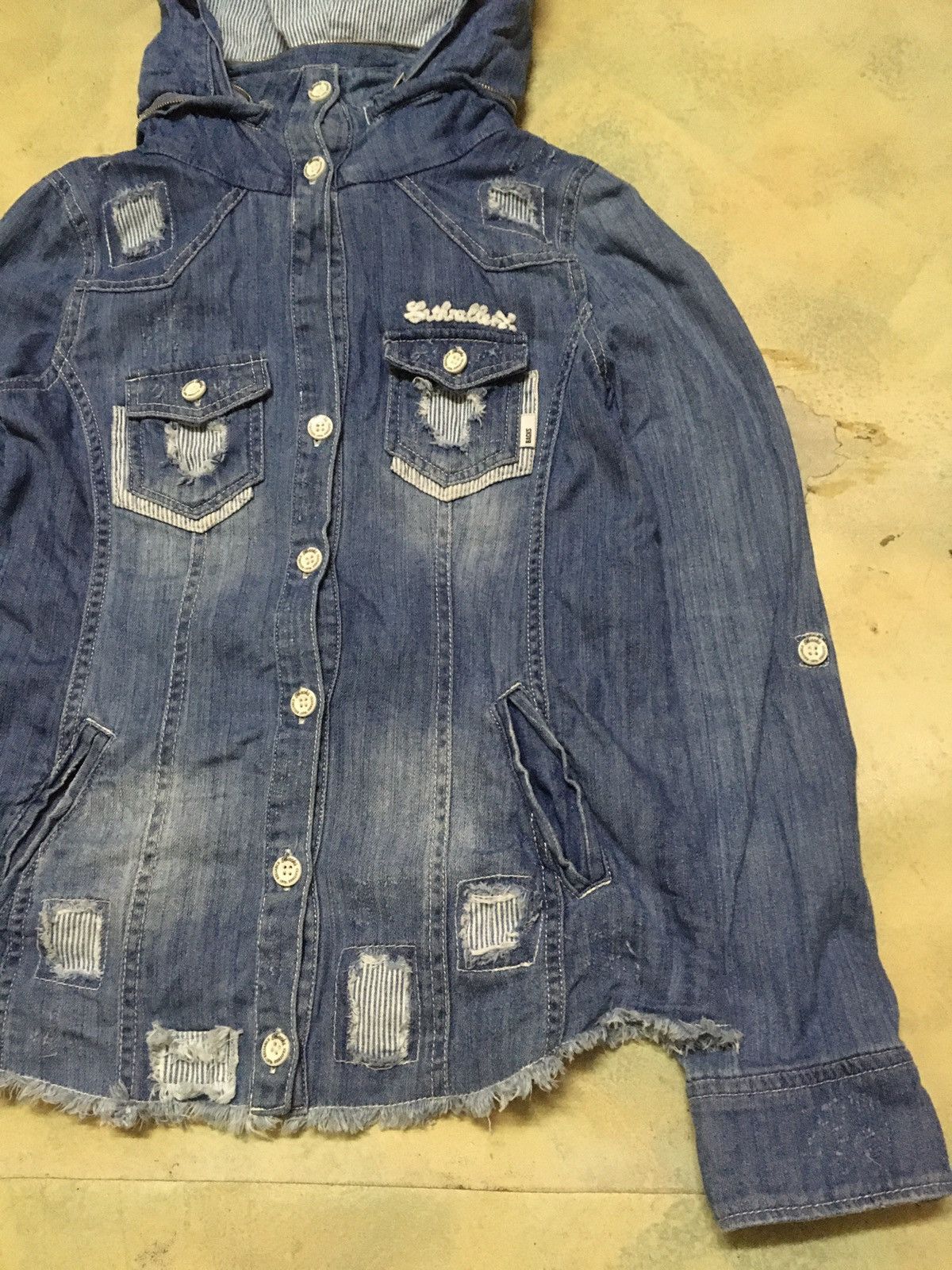 Japanese Brand Hoodie Distressed Design Seditionaries Style Size US L / EU 52-54 / 3 - 5 Thumbnail