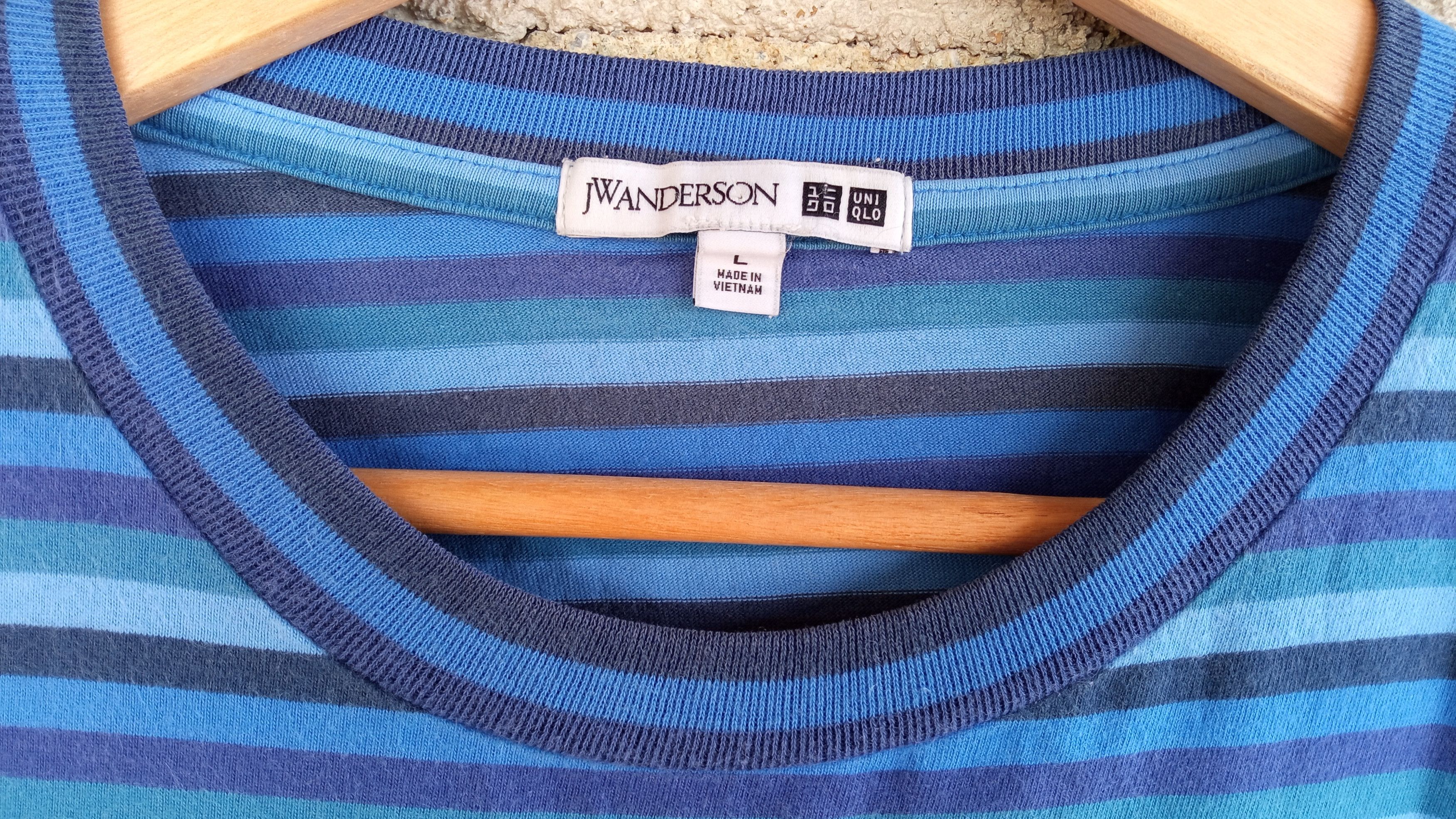 JW Anderson × Japanese Brand × Uniqlo 🔥🔥UT x J.W Anderson Border Striped T-Shirt Size US M / EU 48-50 / 2 - 10 Thumbnail