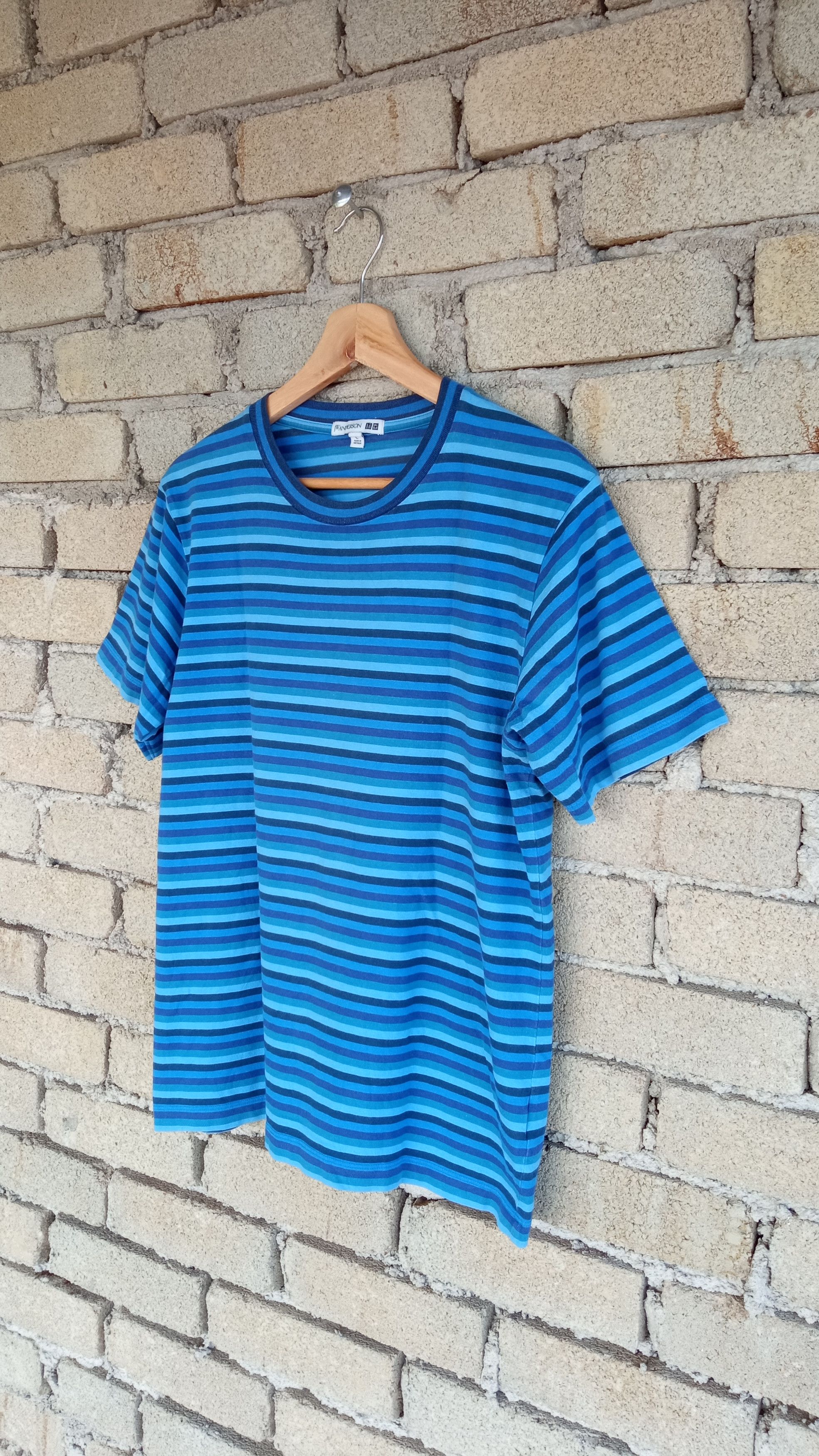 JW Anderson × Japanese Brand × Uniqlo 🔥🔥UT x J.W Anderson Border Striped T-Shirt Size US M / EU 48-50 / 2 - 3 Thumbnail