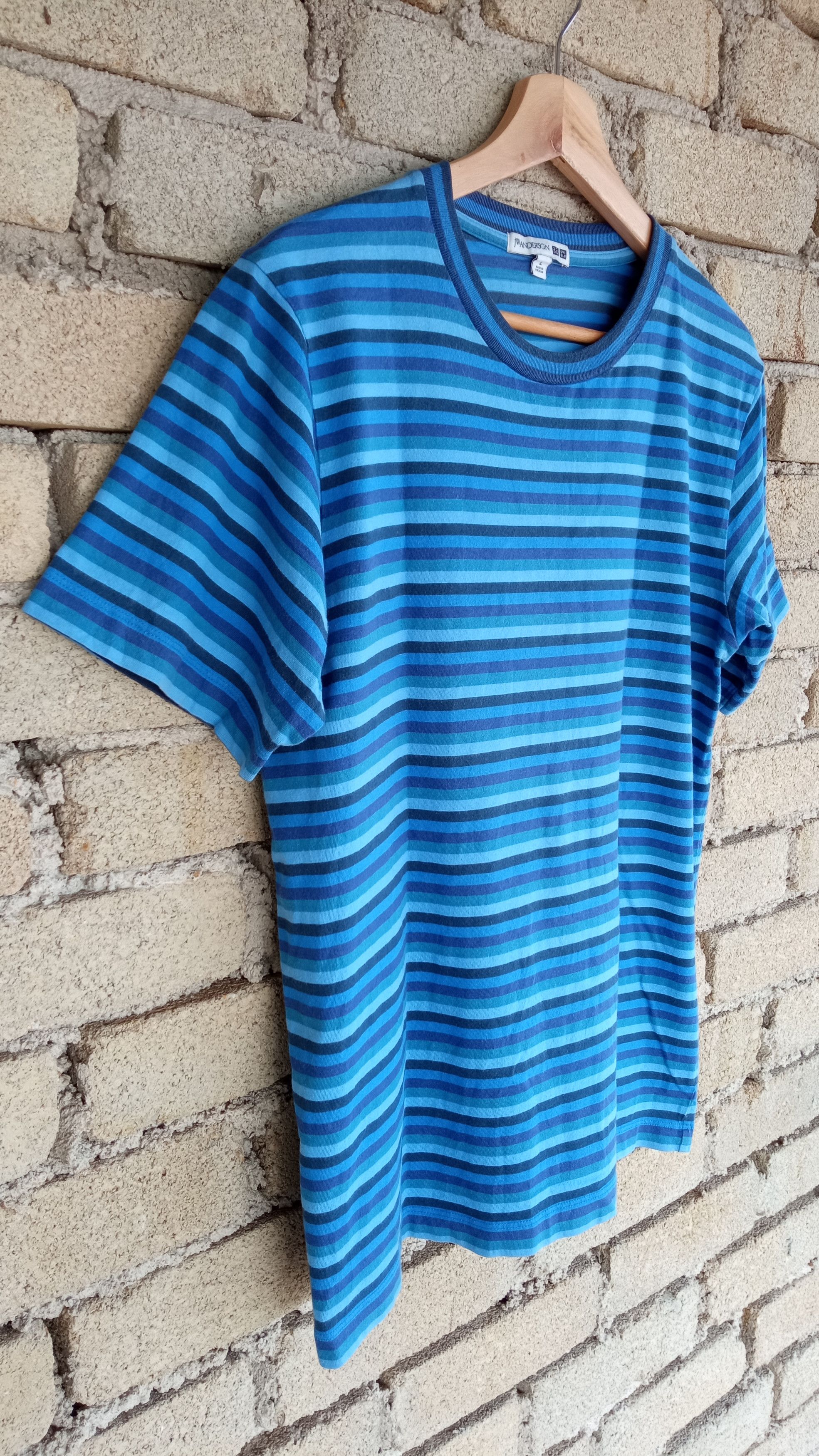 JW Anderson × Japanese Brand × Uniqlo 🔥🔥UT x J.W Anderson Border Striped T-Shirt Size US M / EU 48-50 / 2 - 5 Thumbnail