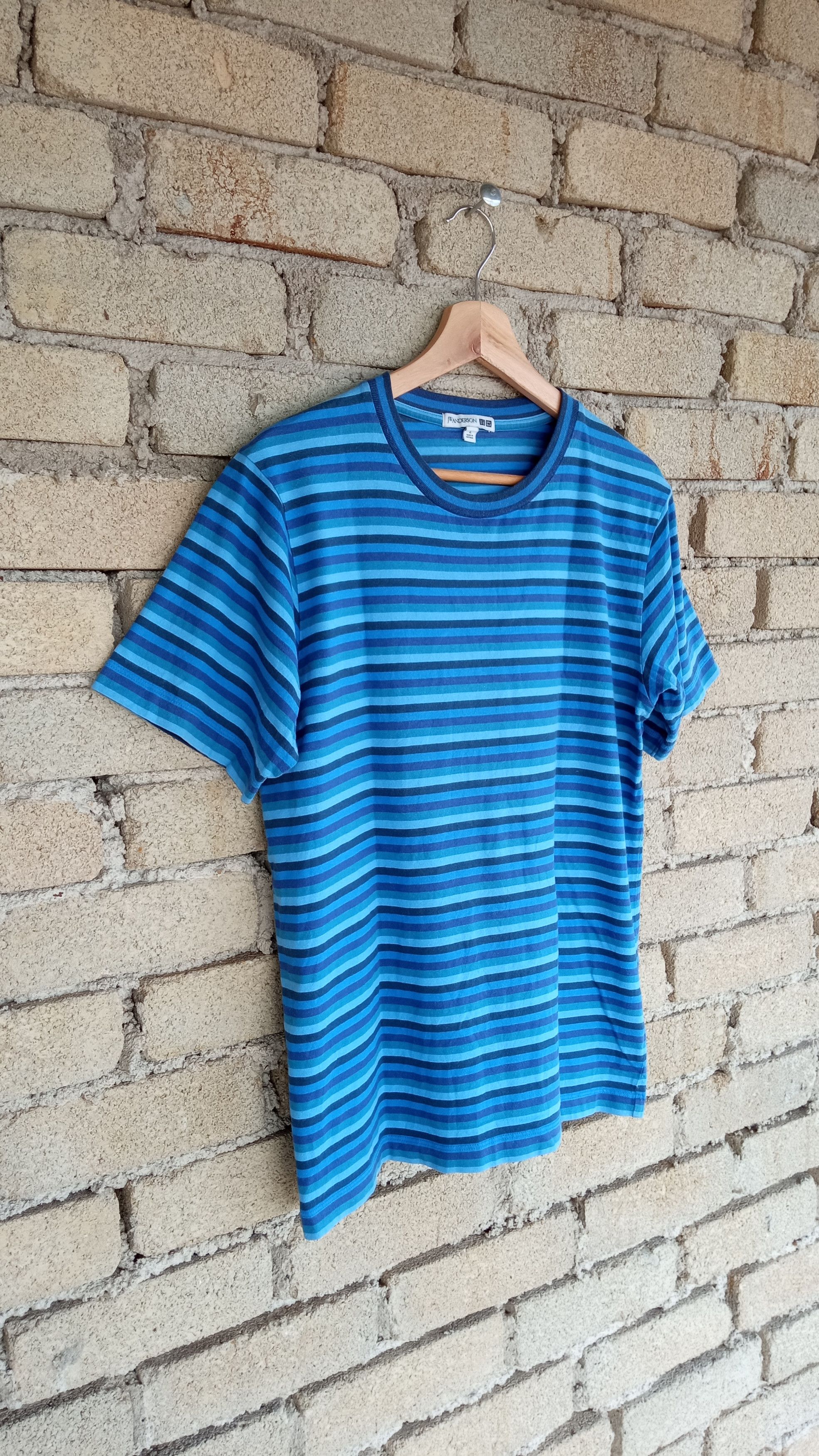 JW Anderson × Japanese Brand × Uniqlo 🔥🔥UT x J.W Anderson Border Striped T-Shirt Size US M / EU 48-50 / 2 - 2 Thumbnail