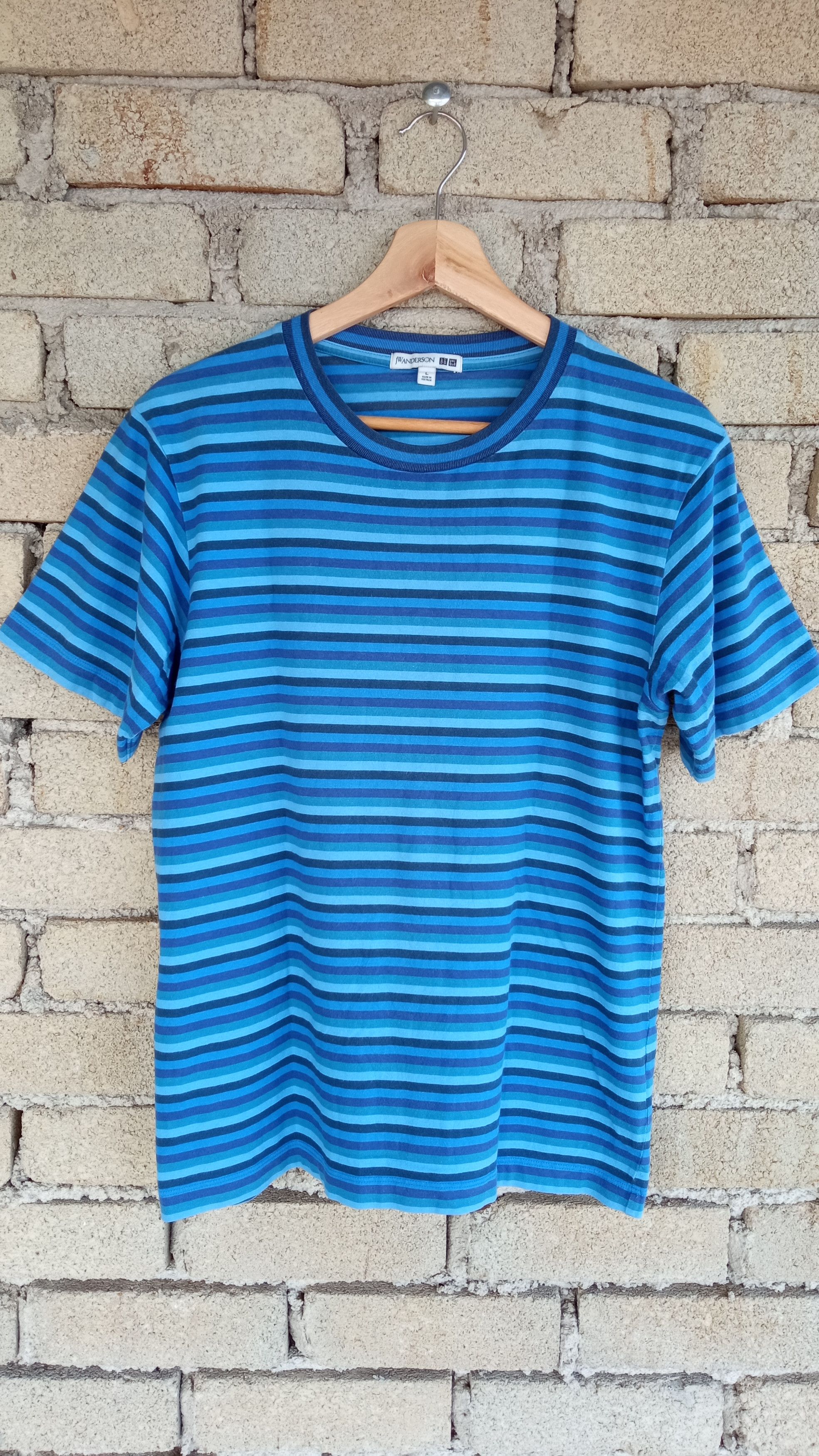 JW Anderson × Japanese Brand × Uniqlo 🔥🔥UT x J.W Anderson Border Striped T-Shirt Size US M / EU 48-50 / 2 - 4 Thumbnail