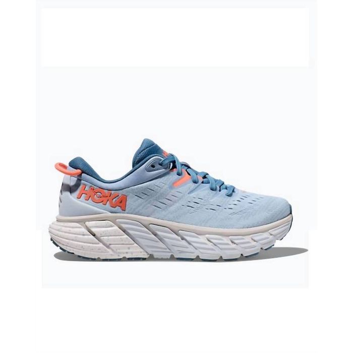 Hoka Women's Gaviota 4 Shoes Wide Width In Blue Fog / Plein Air Grailed