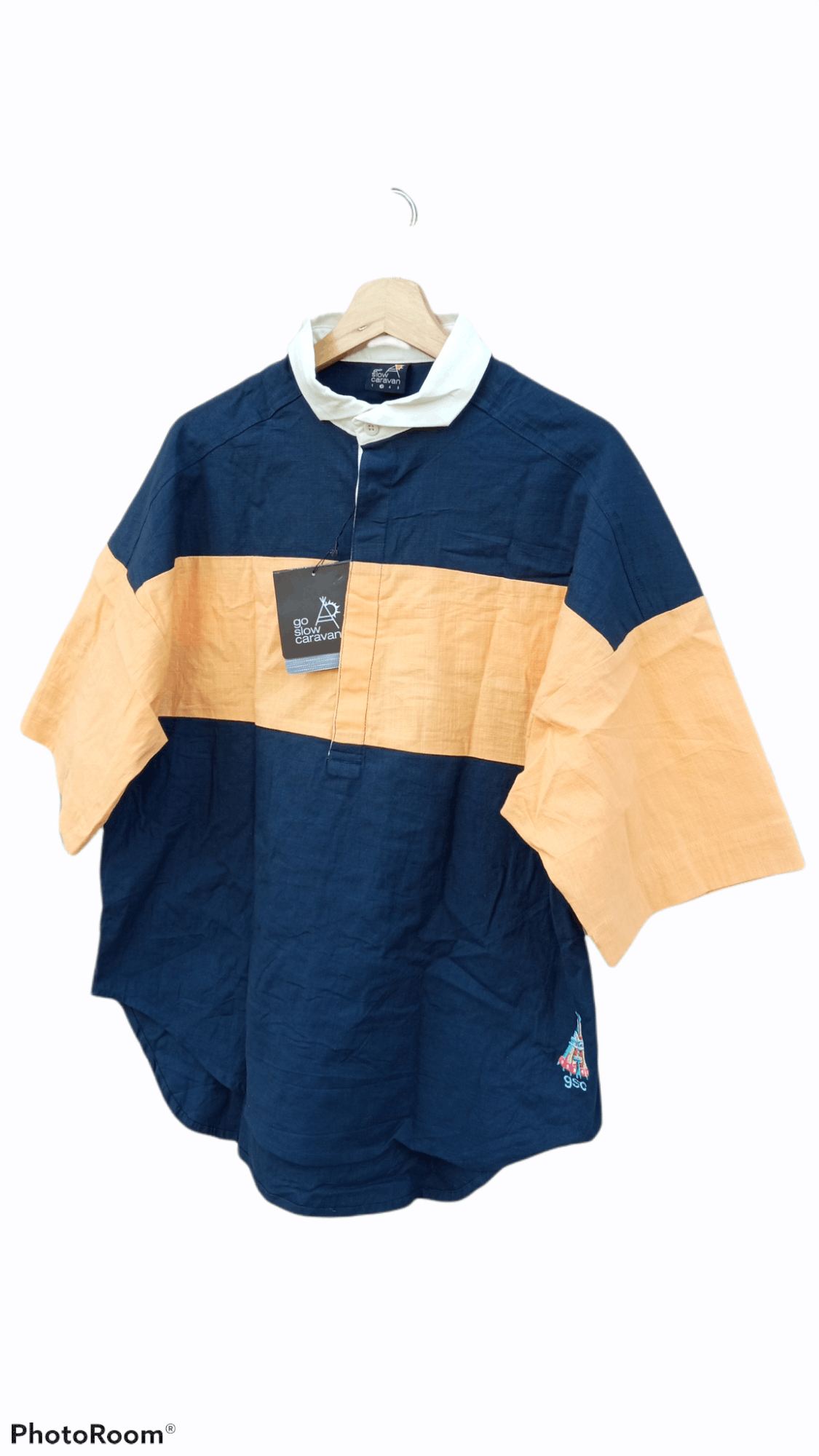 Japanese Brand × Vintage × go slow caravan 🔥🔥Vtg Style GSC Go Slow Caravan Pullover Shirt Size US L / EU 52-54 / 3 - 3 Thumbnail