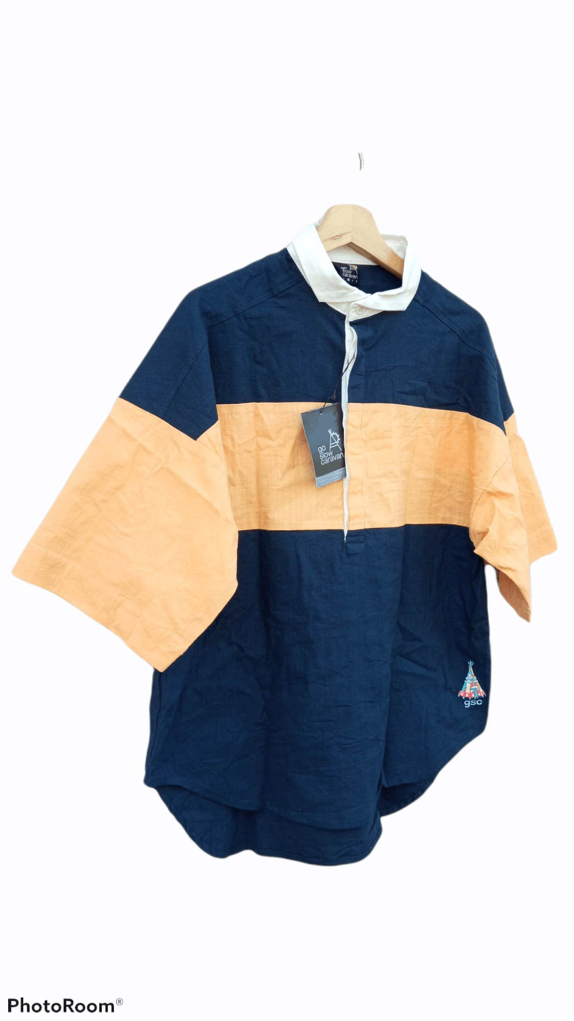Japanese Brand × Vintage × go slow caravan 🔥🔥Vtg Style GSC Go Slow Caravan Pullover Shirt Size US L / EU 52-54 / 3 - 2 Thumbnail
