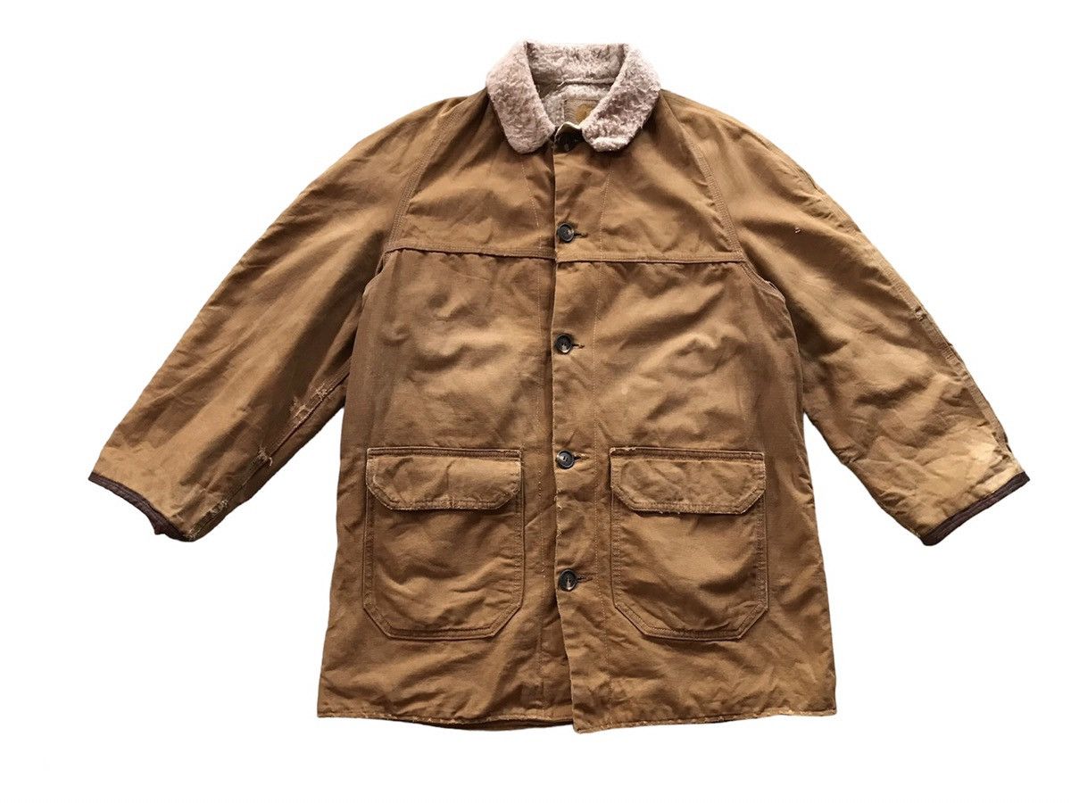 Carhartt Vintage Carhartt Sherpa Heavy Duty Jacket Size US XL / EU 56 / 4 - 1 Thumbnail
