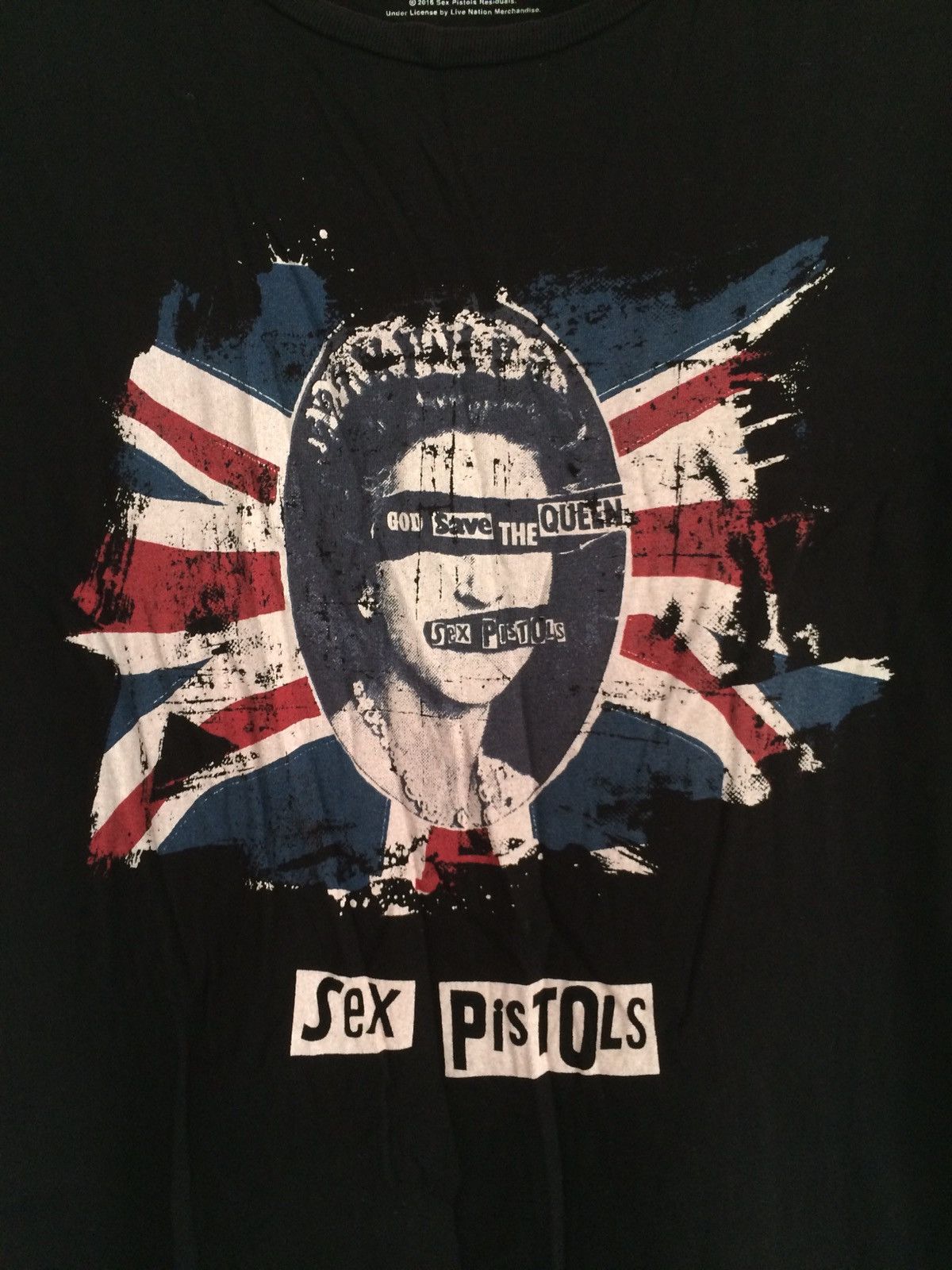 Band Tees × GU × Vintage 🔥🔥GU x Sex Pistols God Save The Queen T-Shirt Size US M / EU 48-50 / 2 - 4 Thumbnail