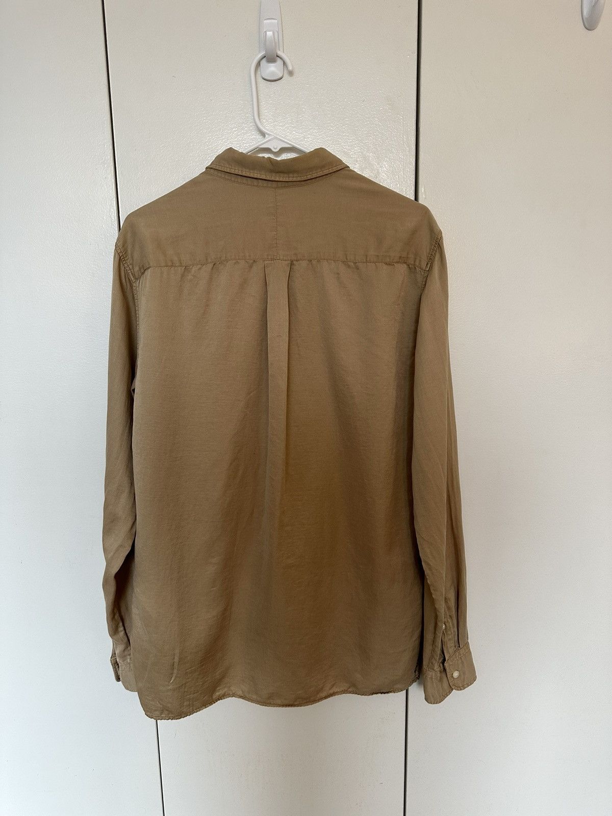 Tiger of Sweden Tan Lightweight Button-Up Shirt Size US M / EU 48-50 / 2 - 3 Thumbnail