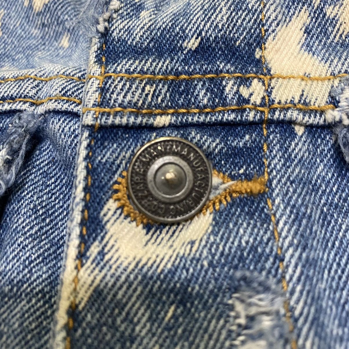 Zara zara distressed bleached trucker jacket Size US S / EU 44-46 / 1 - 8 Thumbnail