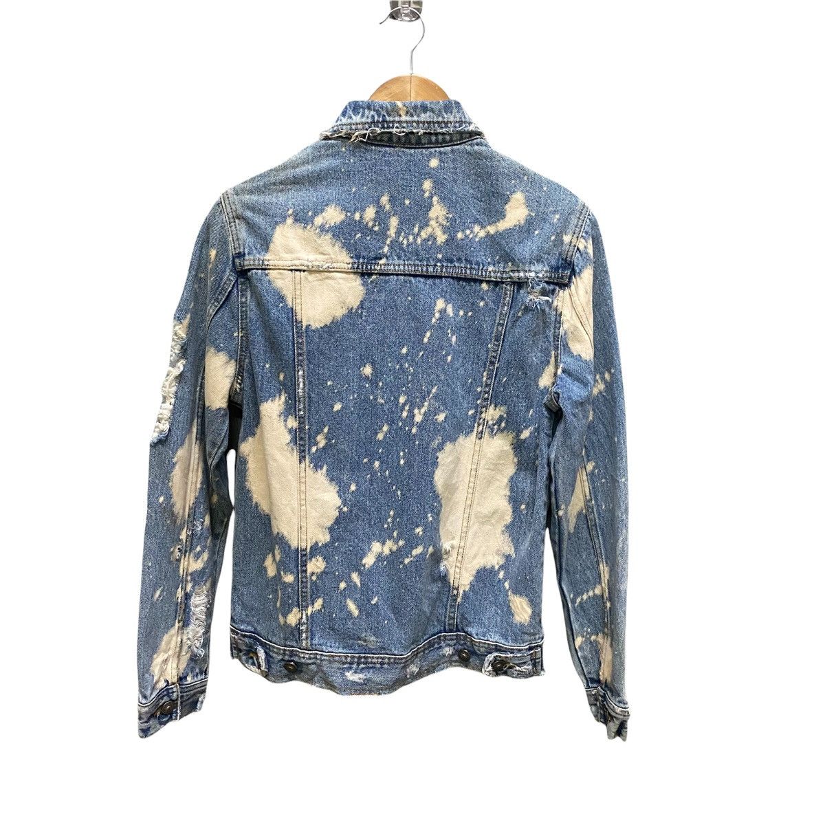 Zara zara distressed bleached trucker jacket Size US S / EU 44-46 / 1 - 2 Thumbnail