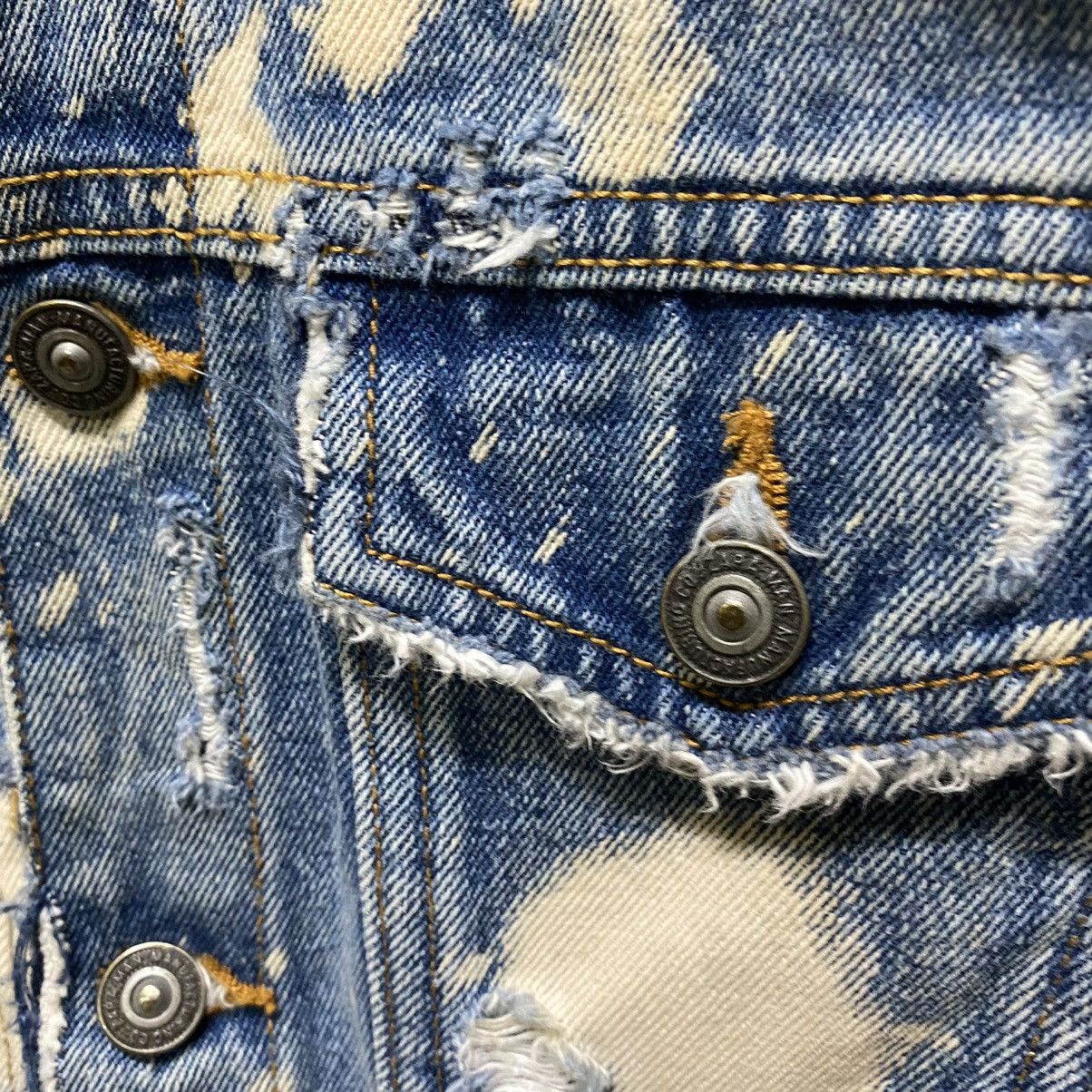 Zara zara distressed bleached trucker jacket Size US S / EU 44-46 / 1 - 7 Thumbnail