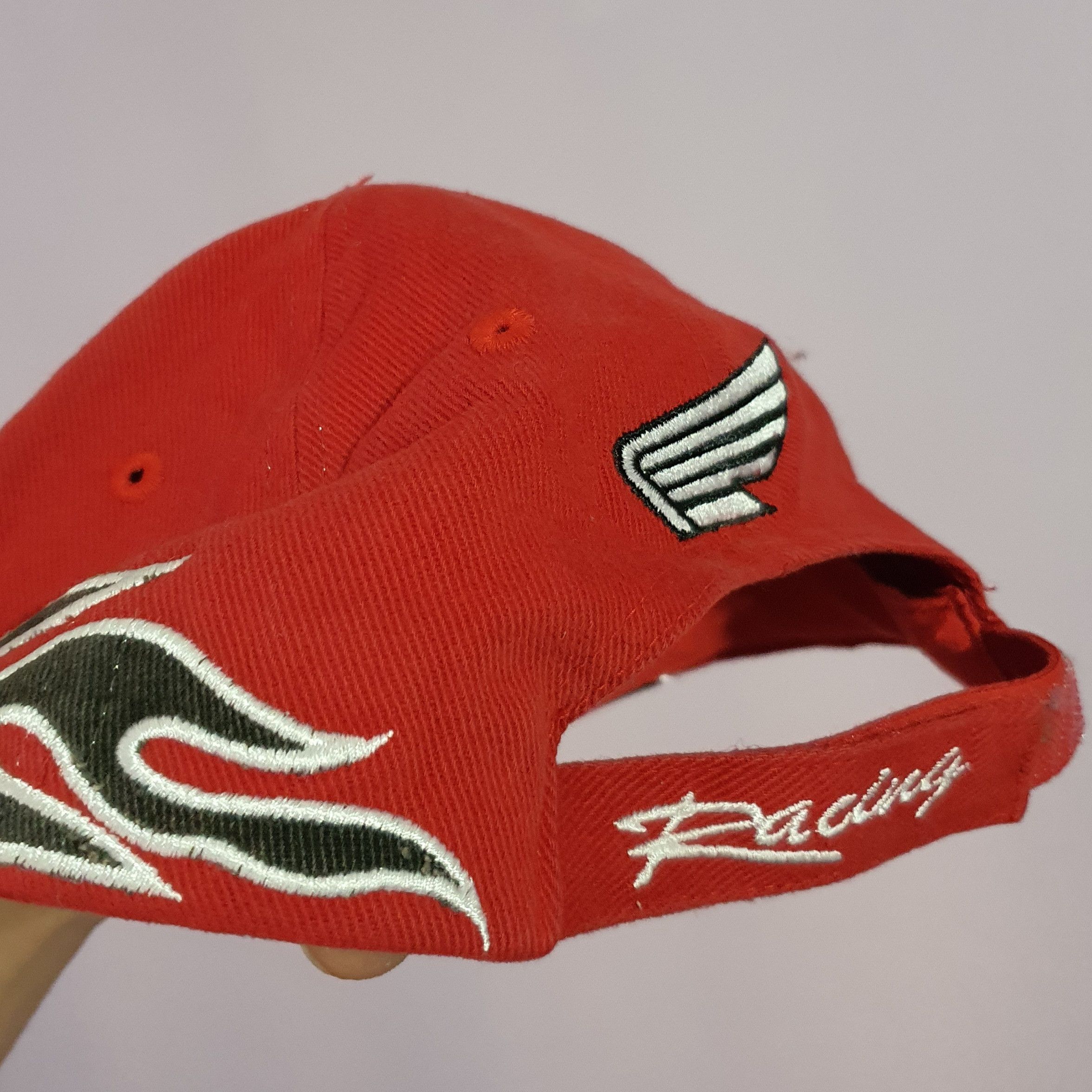 Honda × Vintage Honda Racing Vintage Flames Hat Size ONE SIZE - 4 Thumbnail