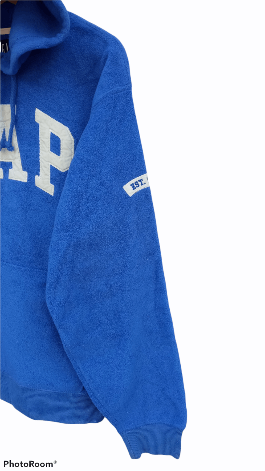 Gap × Vintage 🔥🔥Gap Spellout Big Logo Fleece Hoodie Jacket Size US M / EU 48-50 / 2 - 6 Thumbnail