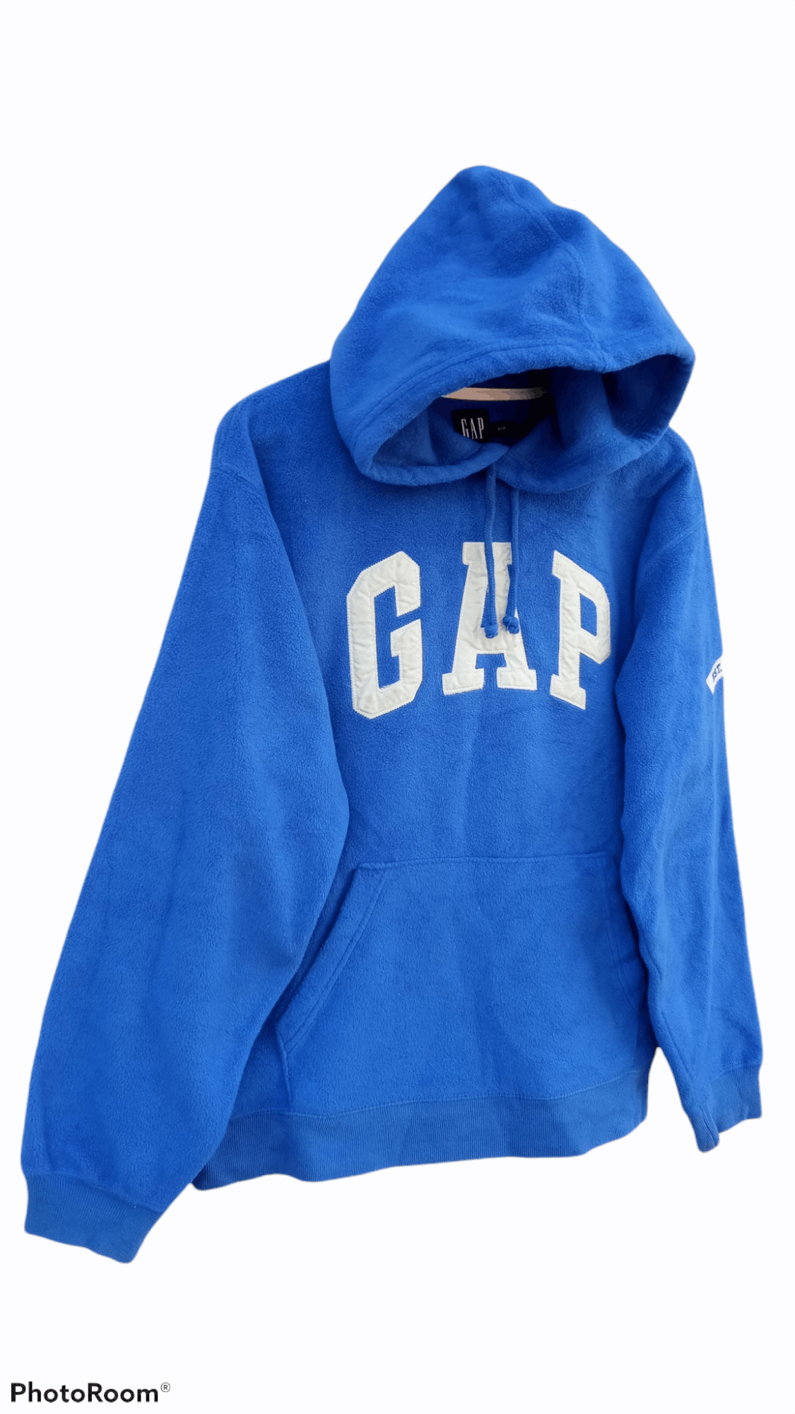 Gap × Vintage 🔥🔥Gap Spellout Big Logo Fleece Hoodie Jacket Size US M / EU 48-50 / 2 - 2 Thumbnail